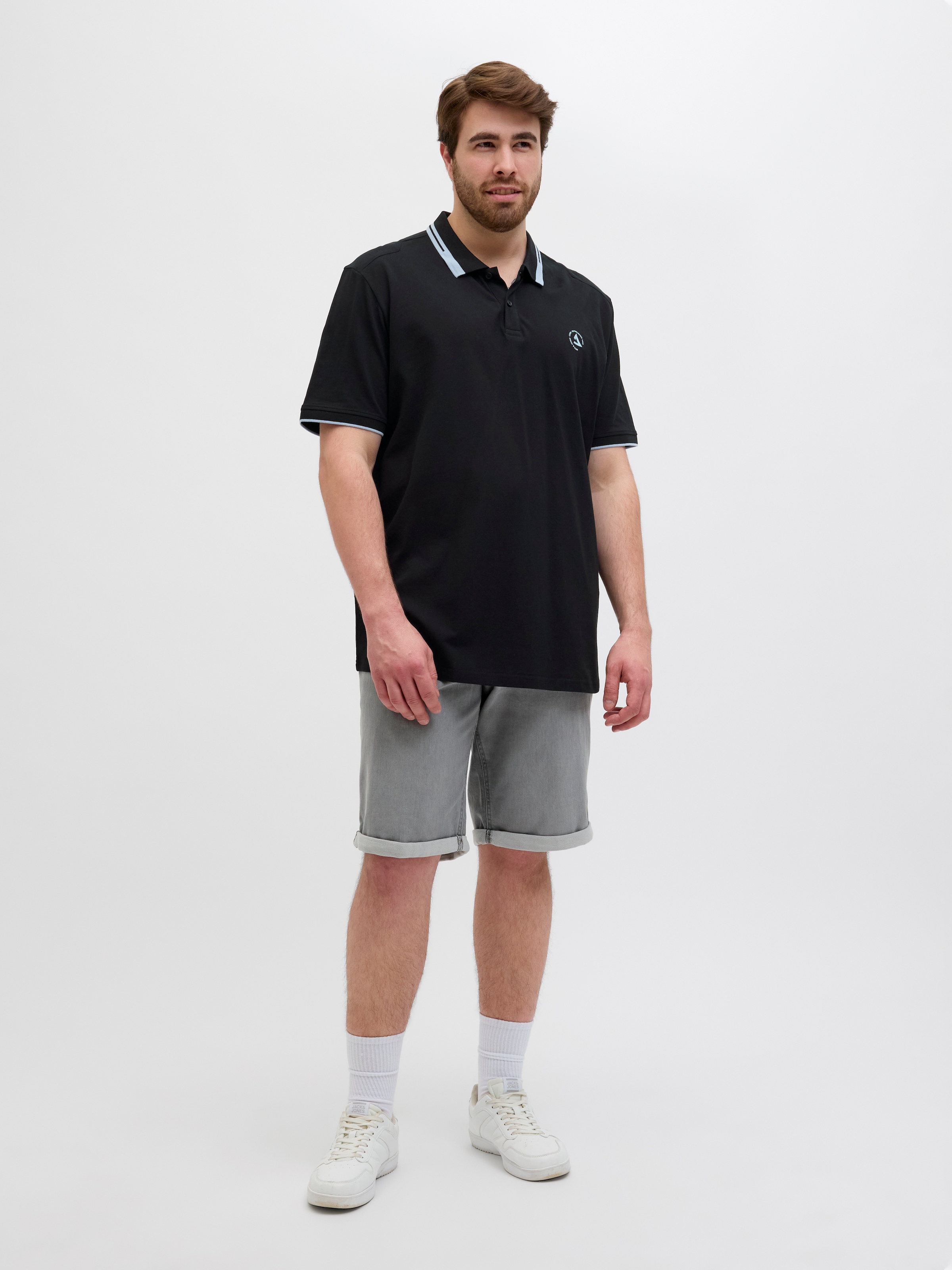 Jack & Jones PlusSize Poloshirt »JCOHASS LOGO POLO SS  PLS«