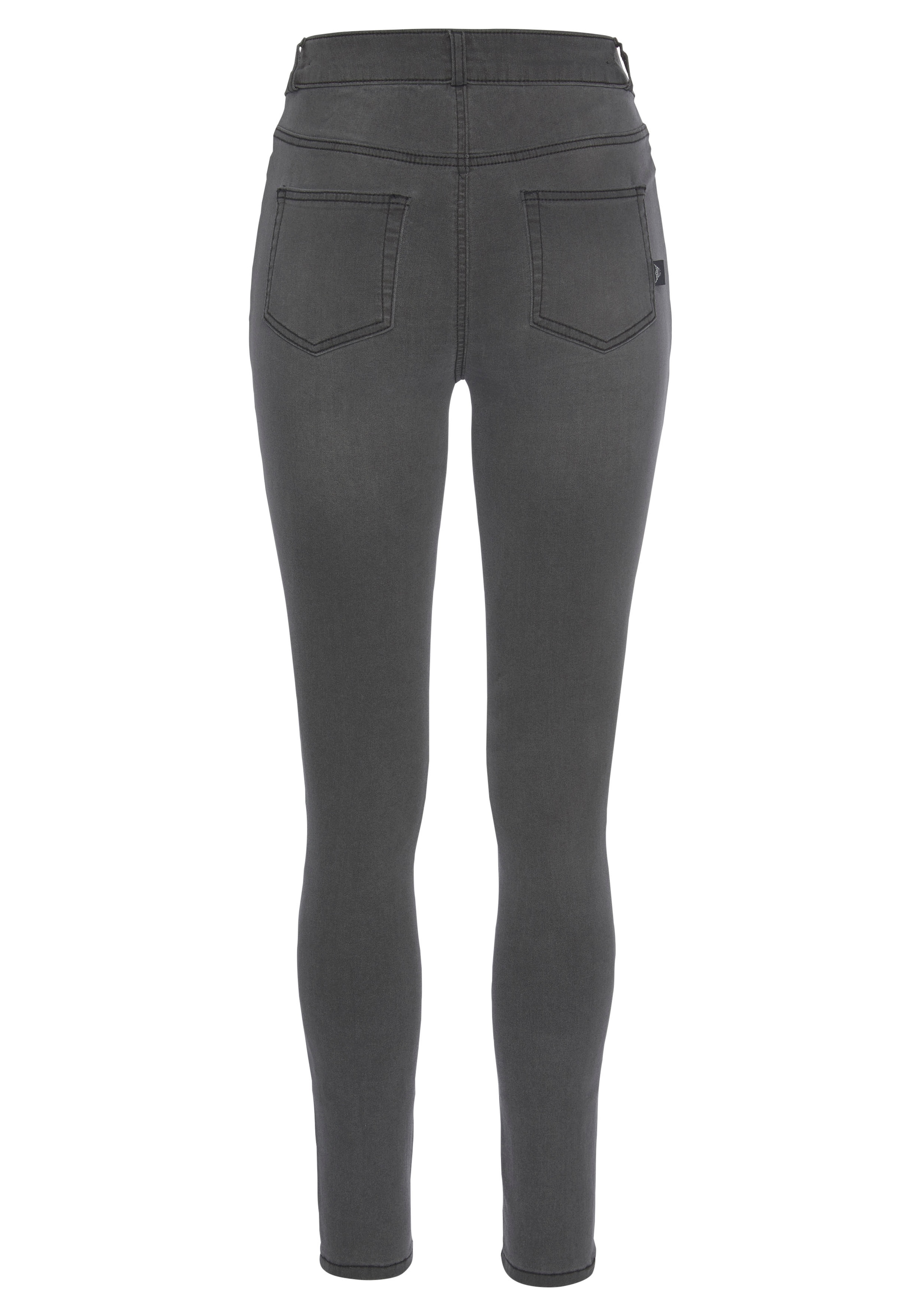 Arizona Skinny-fit-Jeans »Ultra Stretch«, extra-eng geschnittene Beinform, modische Used-Waschung