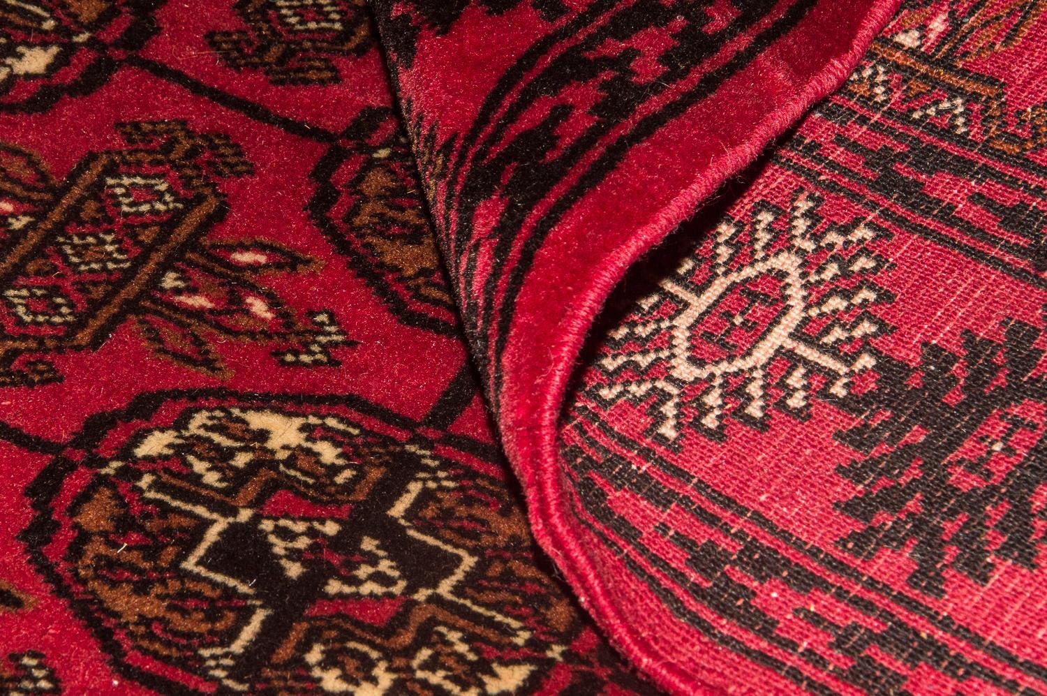 morgenland Wollteppich »Buchara Teppich handgeknüpft rot«, rechteckig  bequem und schnell bestellen