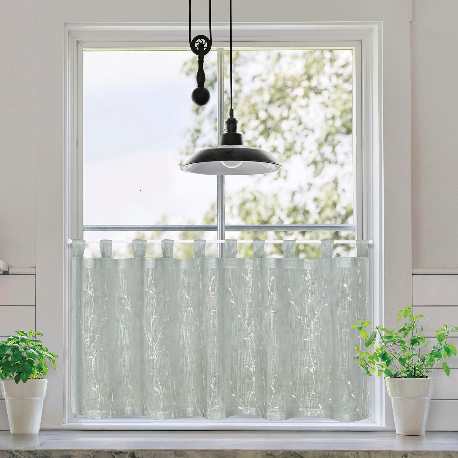 Gerster Scheibengardine »Elfi« Schlaufen 1 Stk. tlg. SB-Schlaufenbistro "El günstig online kaufen