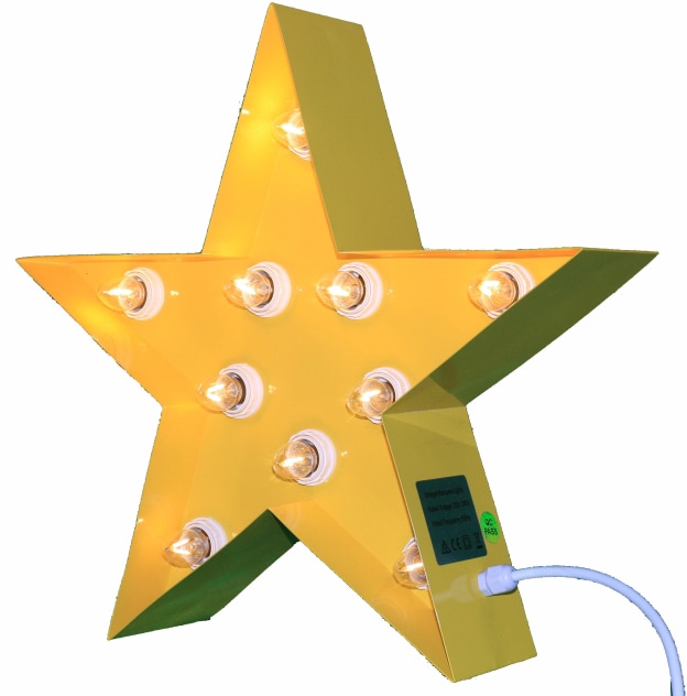 MARQUEE LIGHTS LED Dekolicht »Star«, 10 flammig, Leuchtmittel E14   ohne Le günstig online kaufen