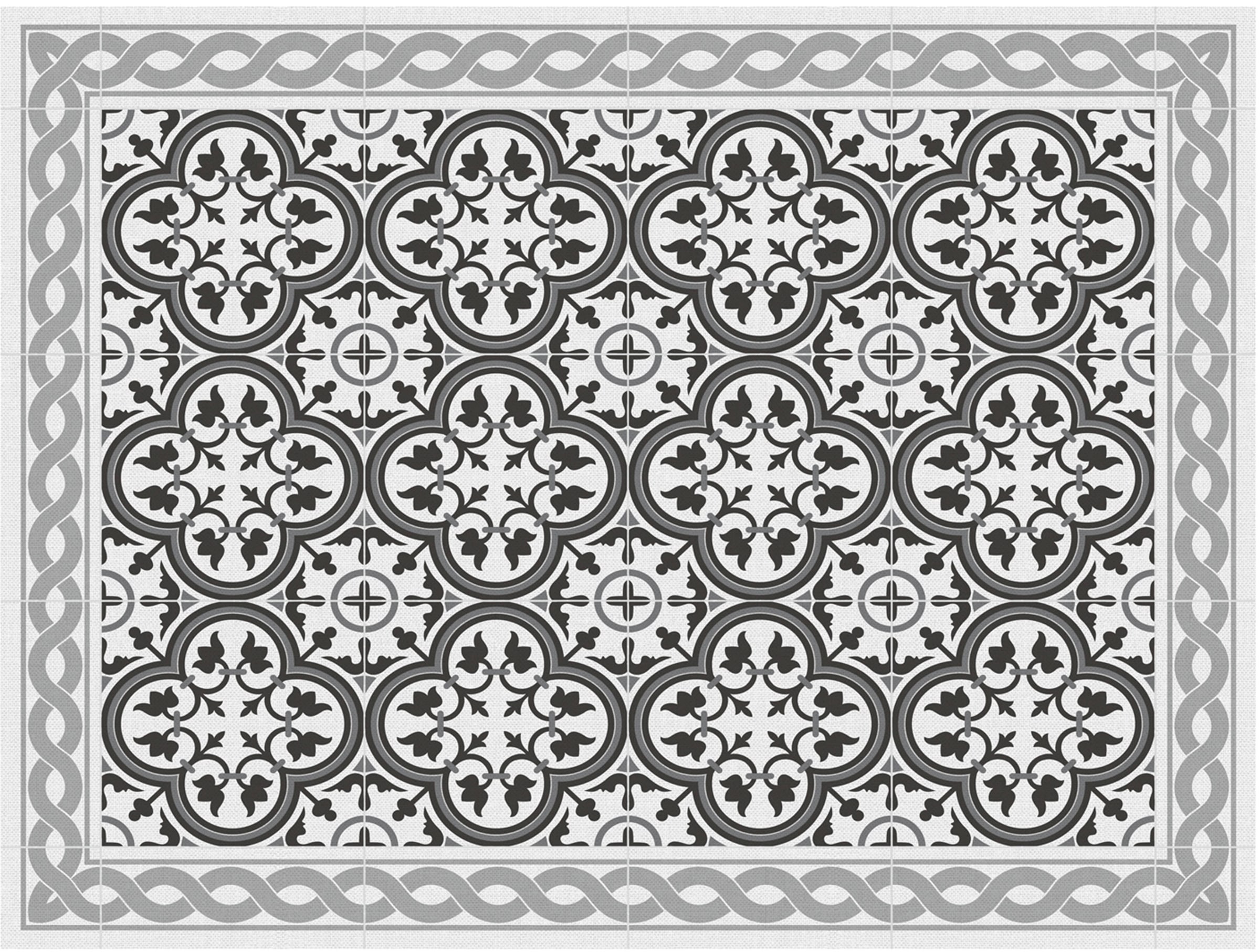 Contento Platzset »Matteo, Tiles, portugese grey«, (Set, 4 St.), für innen  und außen geeignet, wasserabweisend online kaufen