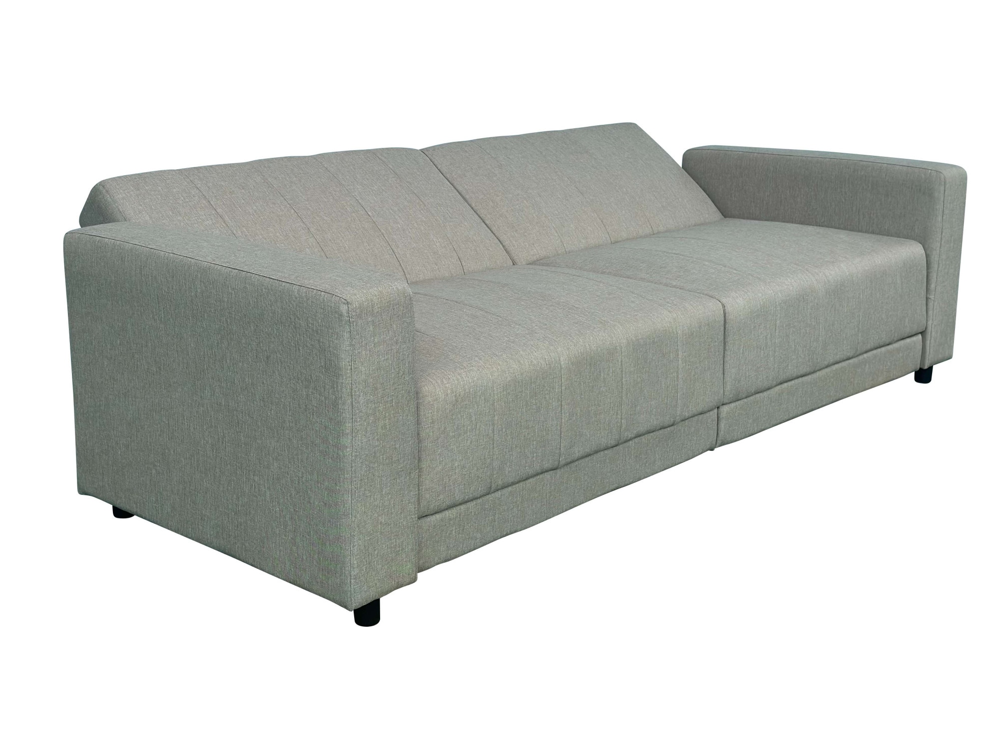 Dorel Home 3-Sitzer »Allie II Schlafsofa 225 cm«, Bett-Funktion (108/190cm), Rückenlehne 2-teilig, mit Steppung