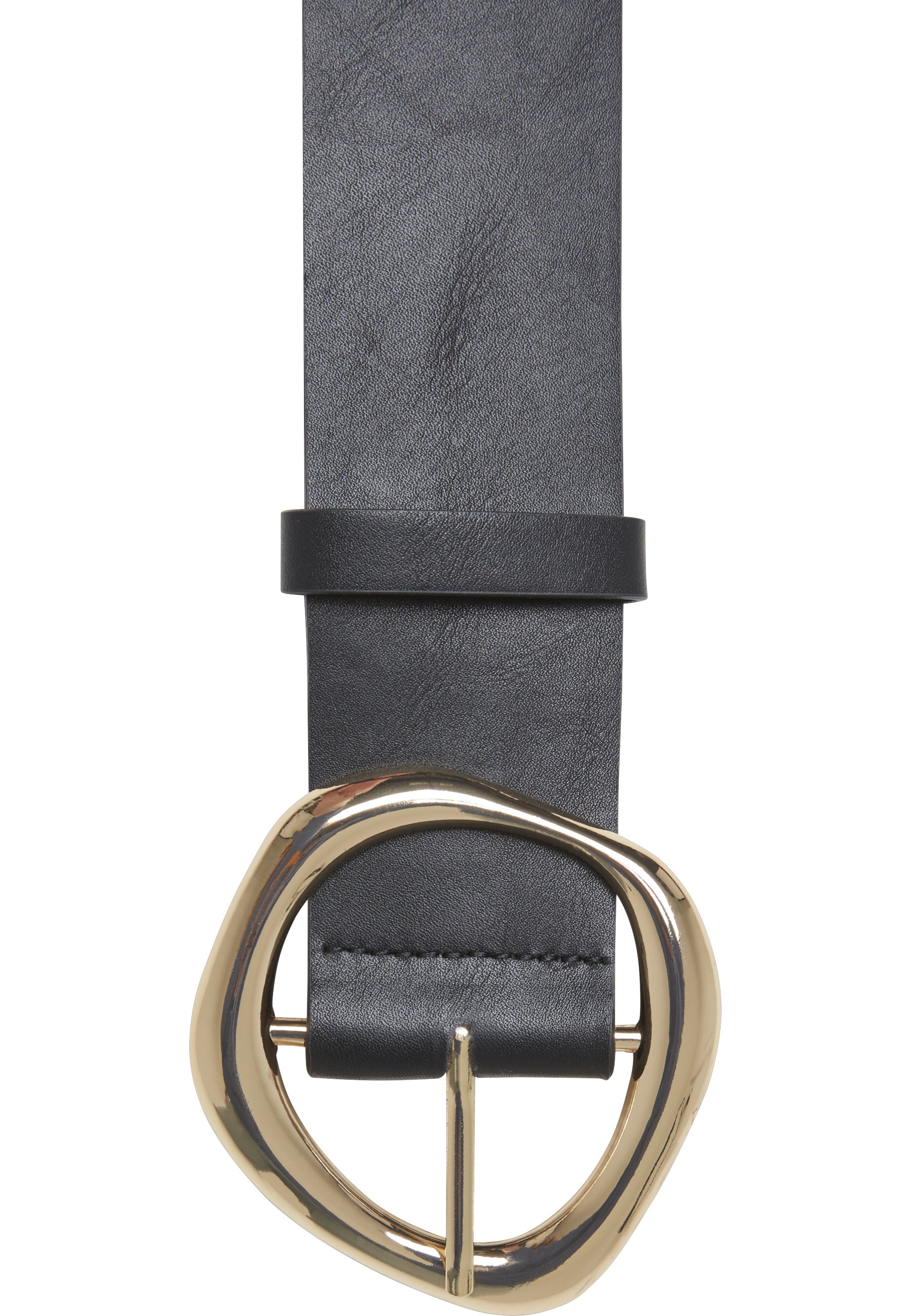 URBAN CLASSICS Synthetikgürtel »Urban Classics Organic Buckle Shaped Synthetic Leather Belt«