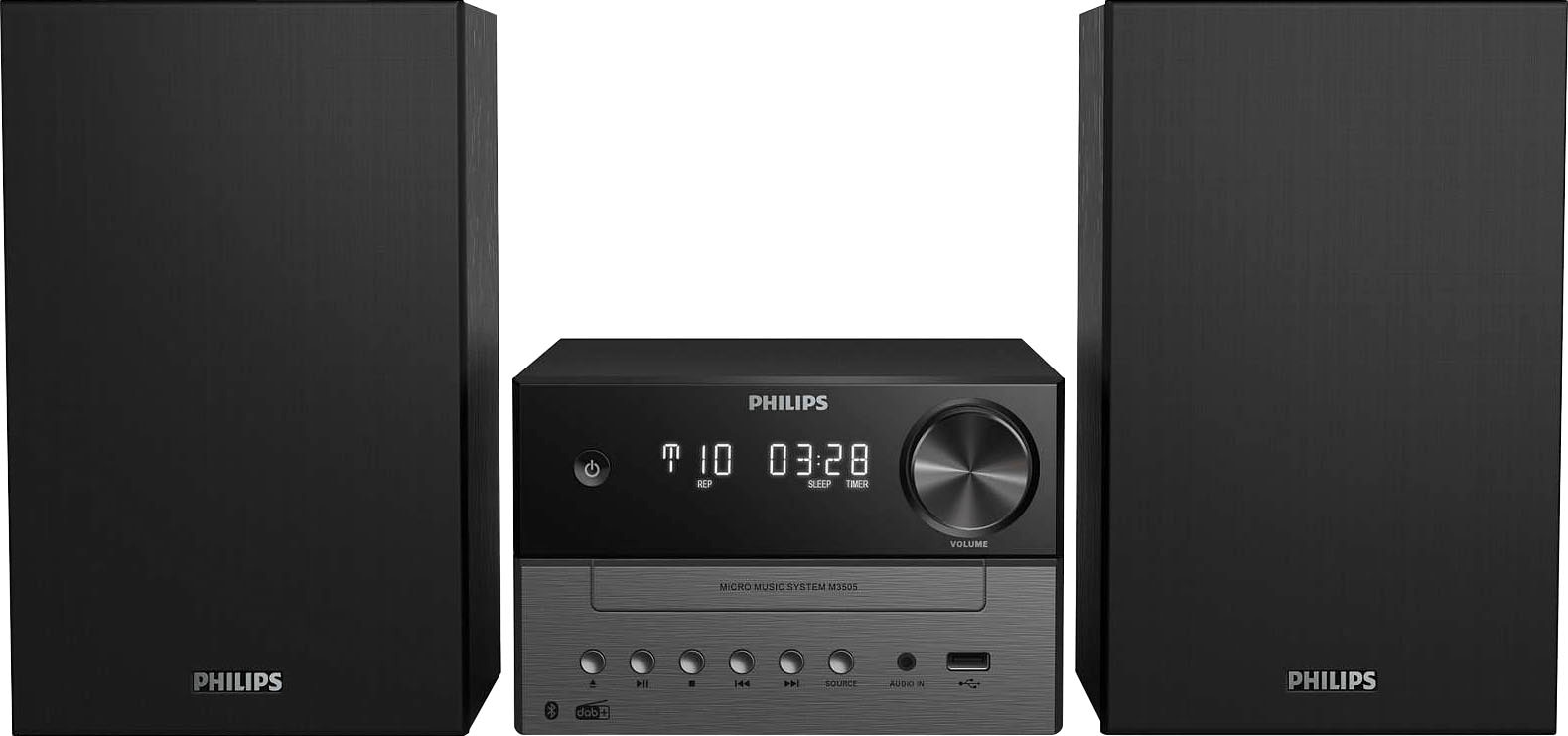 Philips Radio »TAM3505«, (Bluetooth Digitalradio (DAB+)-FM-Tuner mit RDS 18 W)