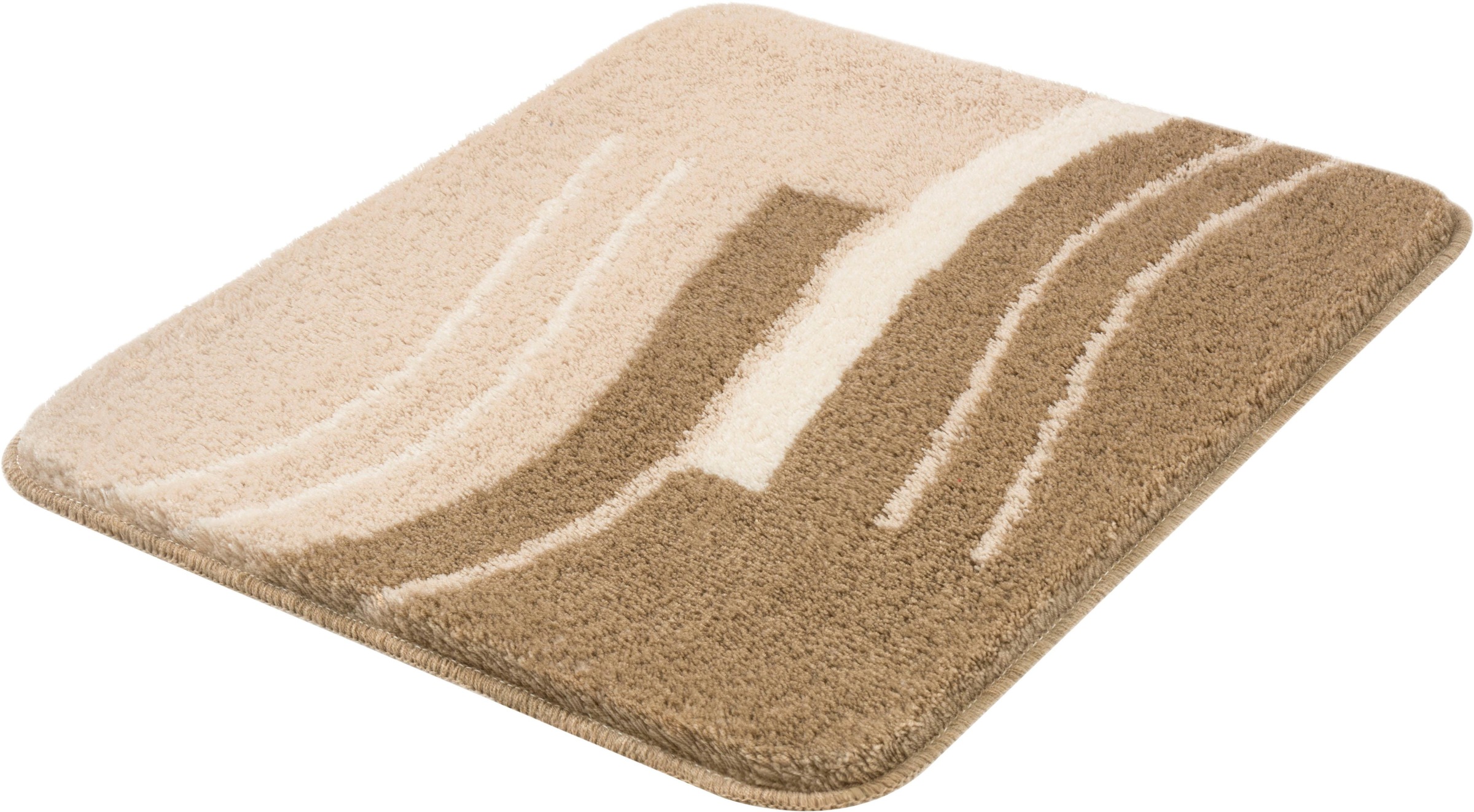 Kleine Wolke Badematte »Viola«, rutschhemmend beschichtet, fußbodenheizungsgeeignet, Badteppich, modernes Design, waschbar