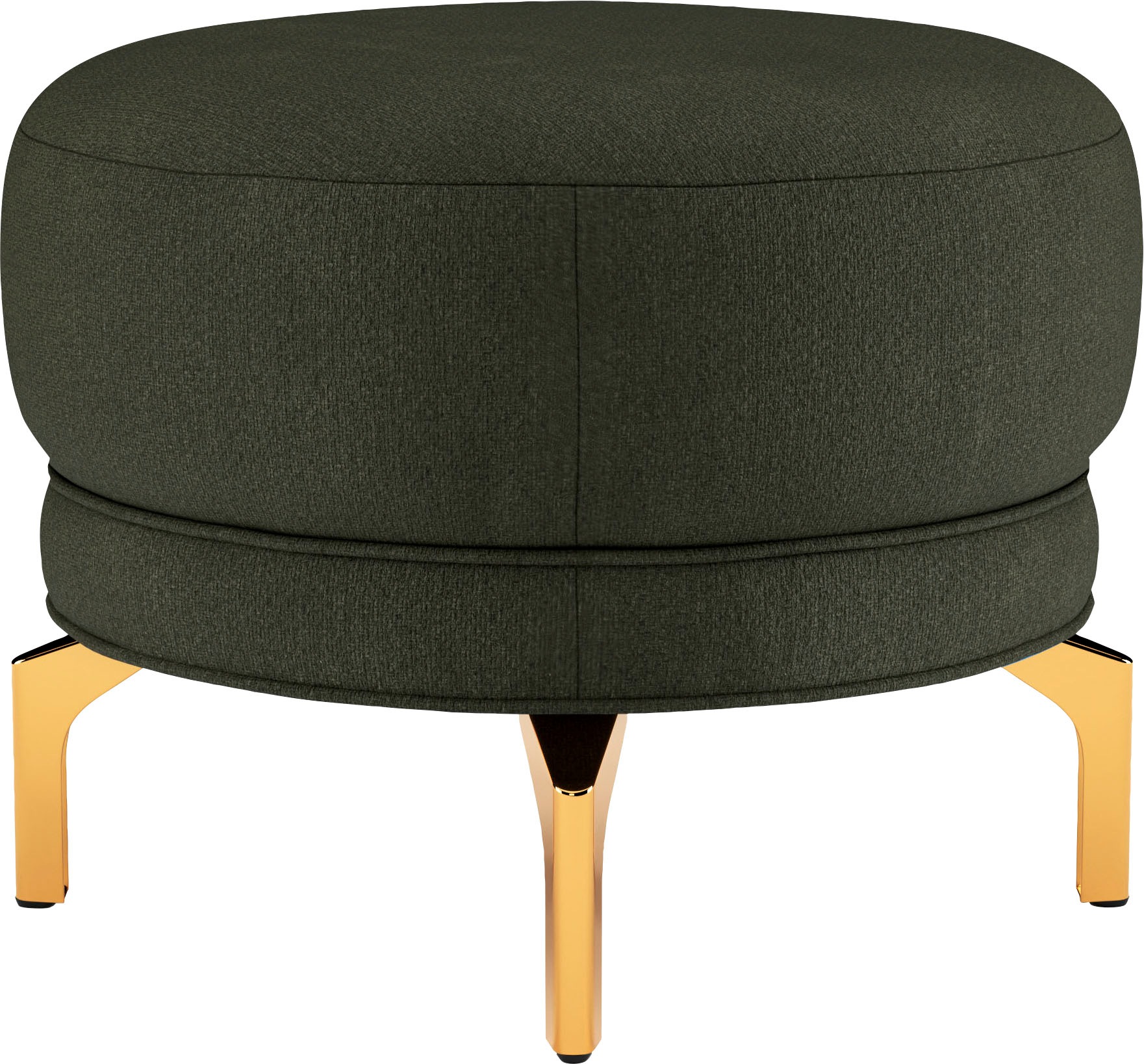 sit&more Polsterhocker »Orient 3«, goldfarbene Metallfüße