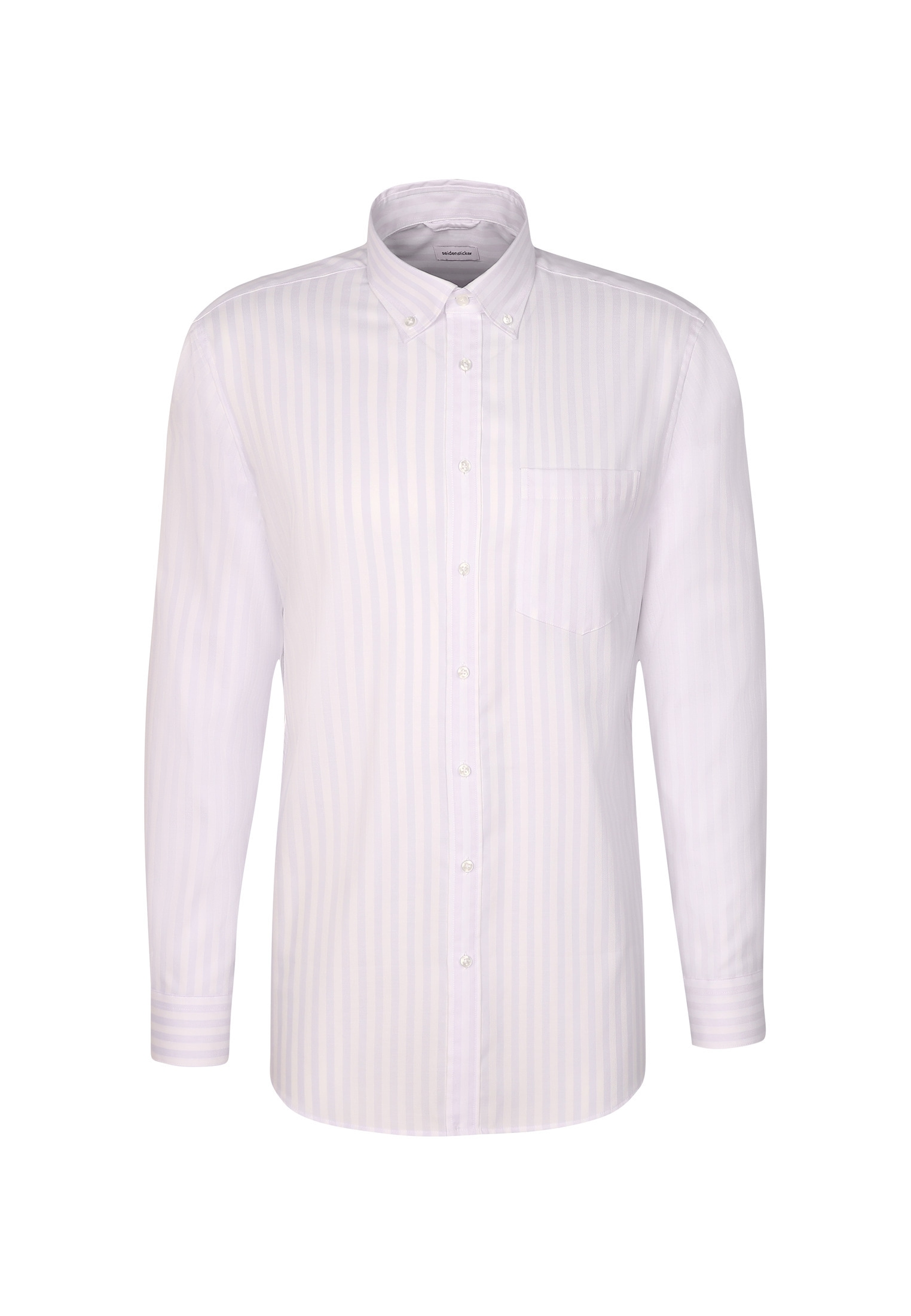 seidensticker Businesshemd »Regular«, Regular 1/1 Button-Down-Kragen Streifen