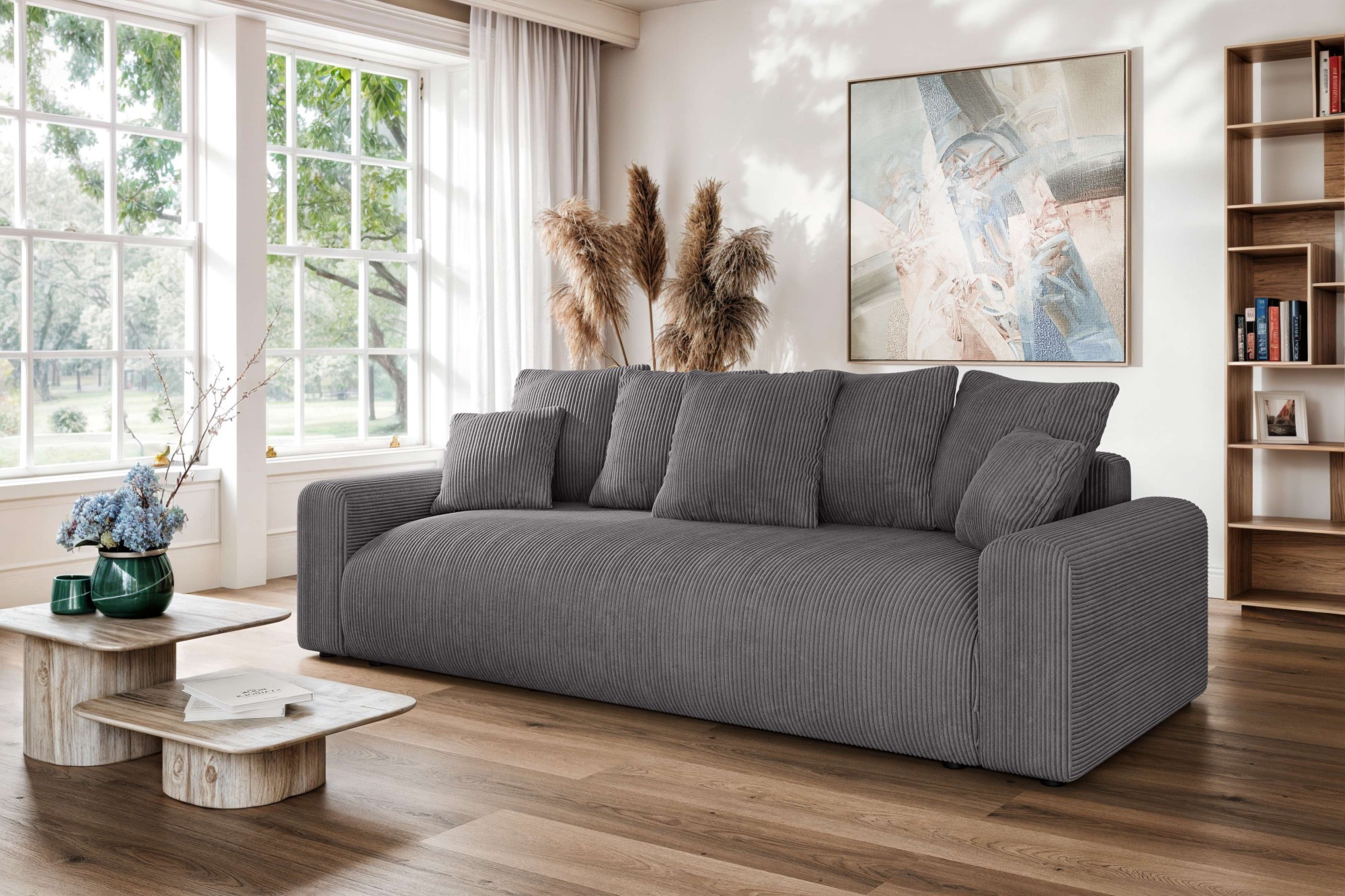 Home affaire Big-Sofa »LAKESIDE klein 3-Sitzer Schlafsofa mit Bettkasten, B günstig online kaufen