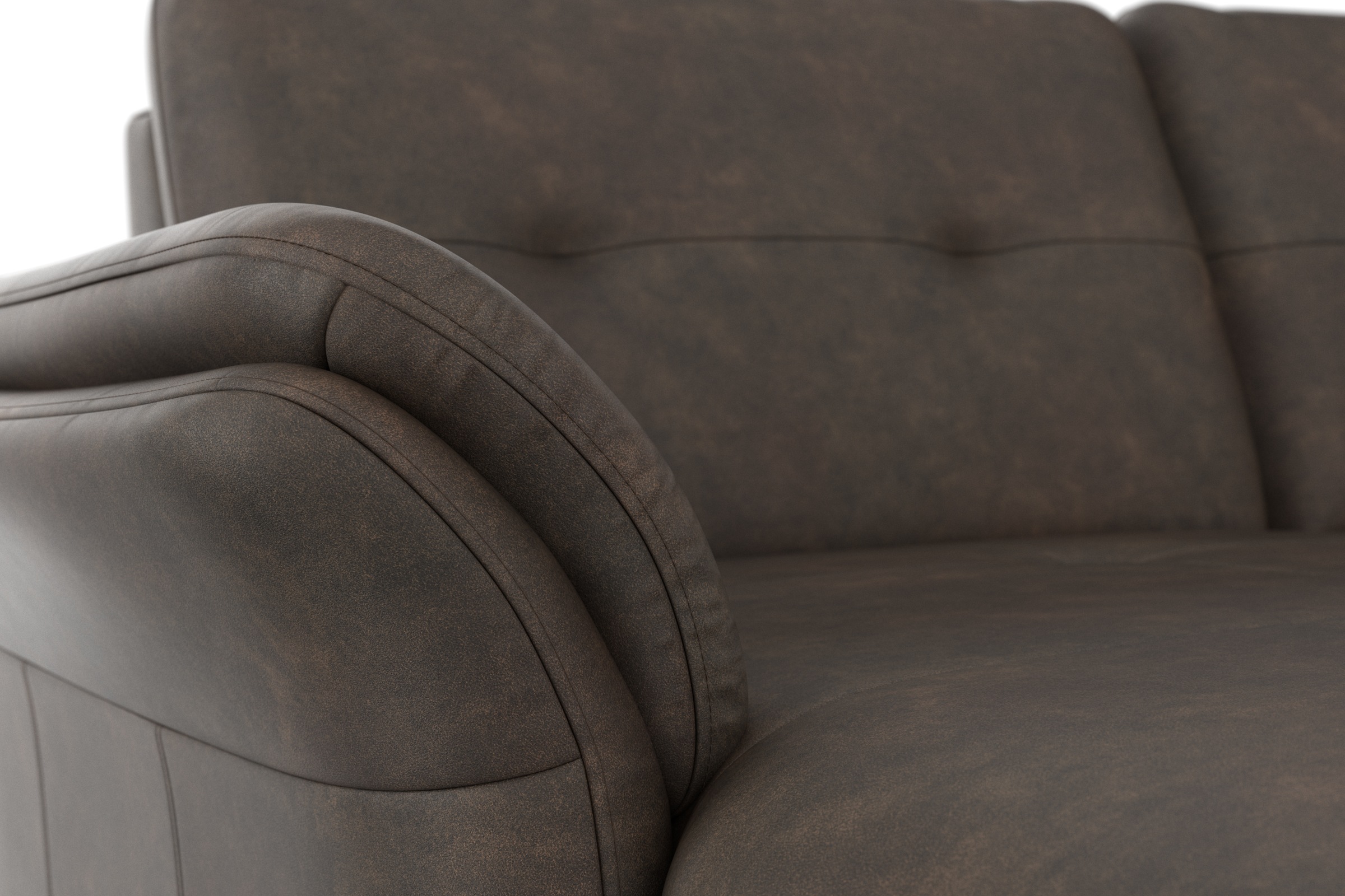 sit&more Wohnlandschaft »Göteborg«, inkl. Sitztiefenverstellung, wahlweise mit Bettfunktion & Bettkasten