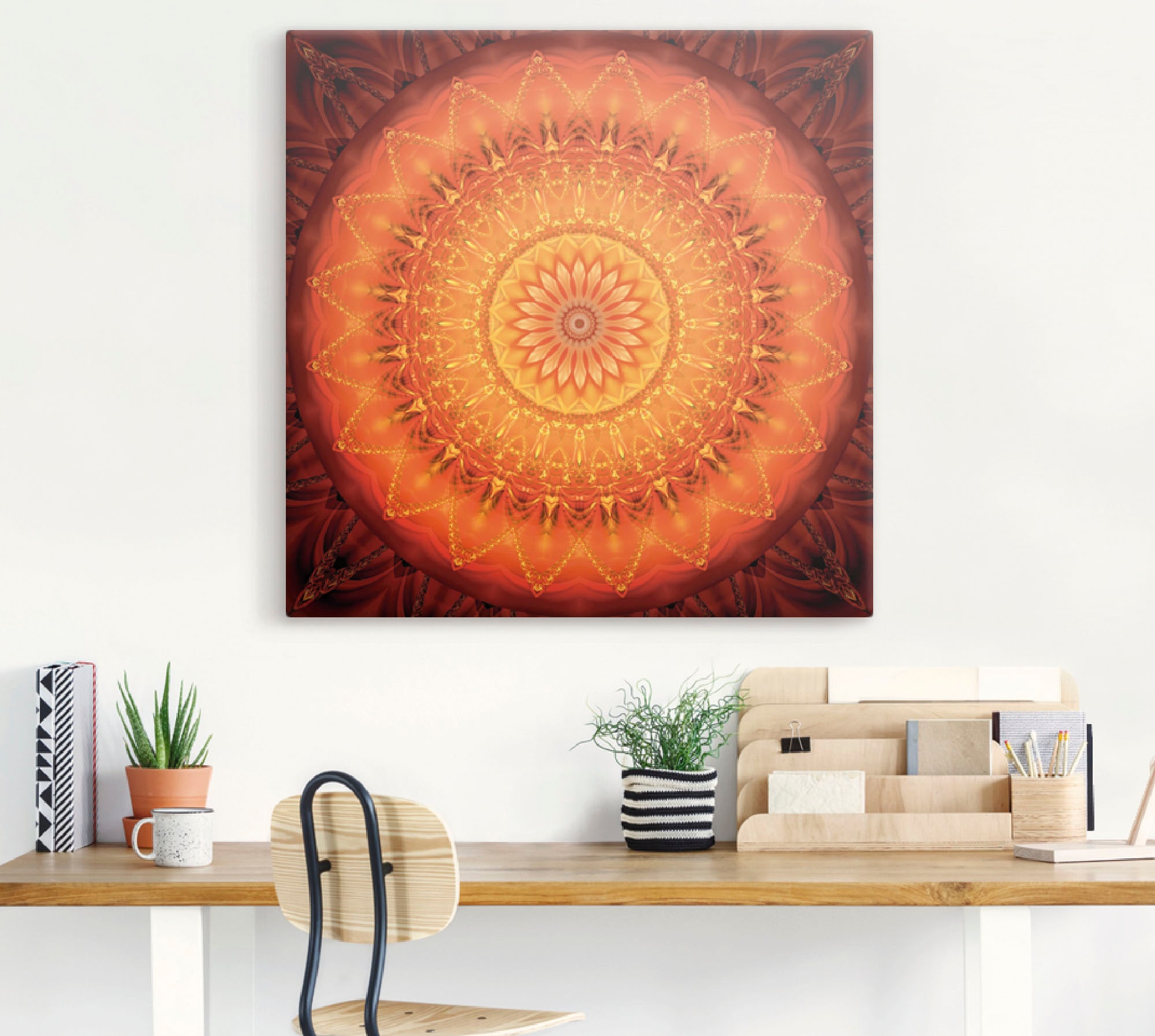 Artland Wandbild »Mandala Energie 1«, in Größen als (1 online Wandaufkleber oder bestellen Poster St.), Muster, Leinwandbild, versch