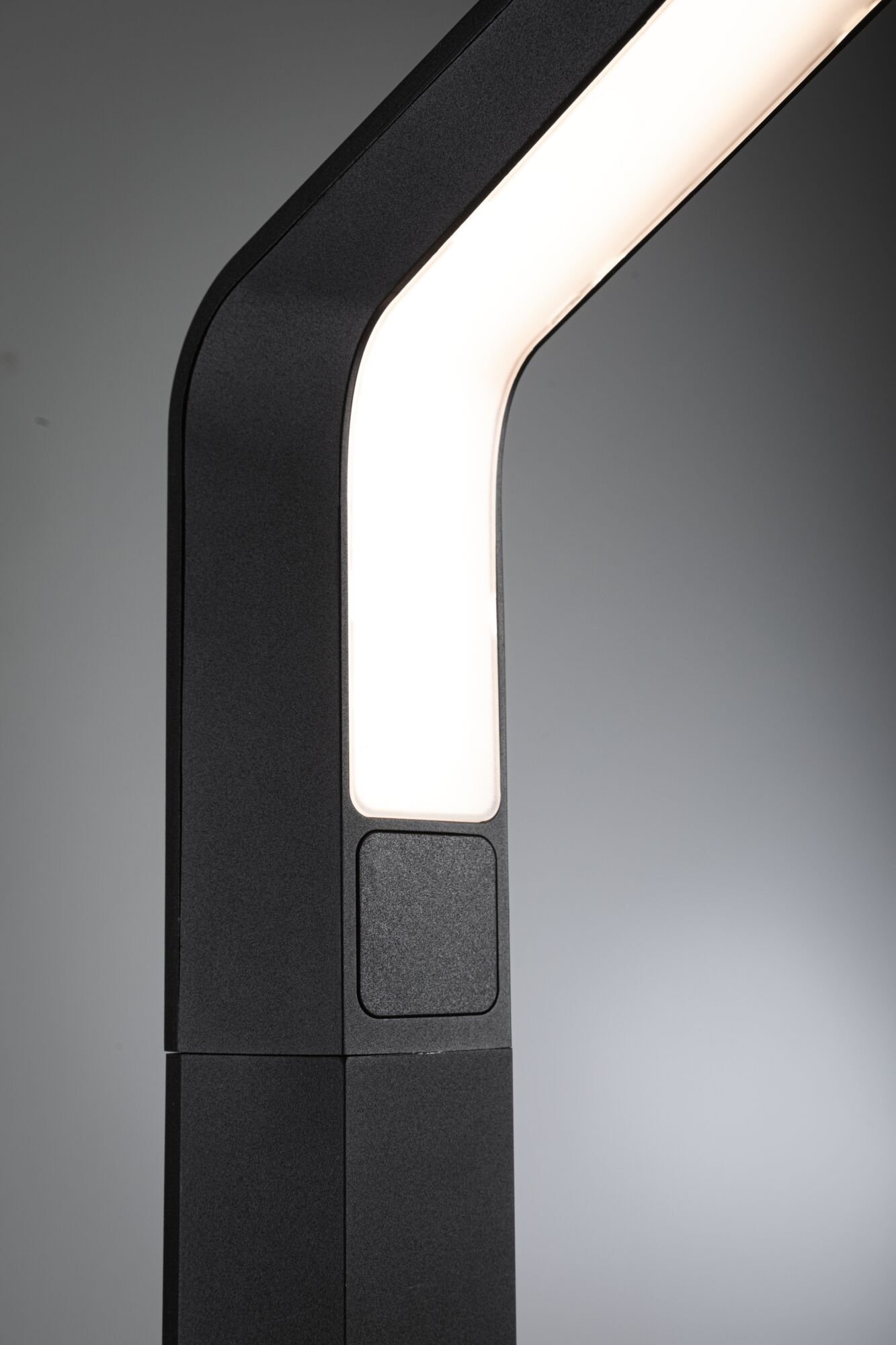 Paulmann LED Pollerleuchte »Merano IP44 910mm 3000K 14W 850lm 230V Anthrazit Aluminium«, 1 flammig, Bewegungsmelder mit Hochfrequenz-Sensor