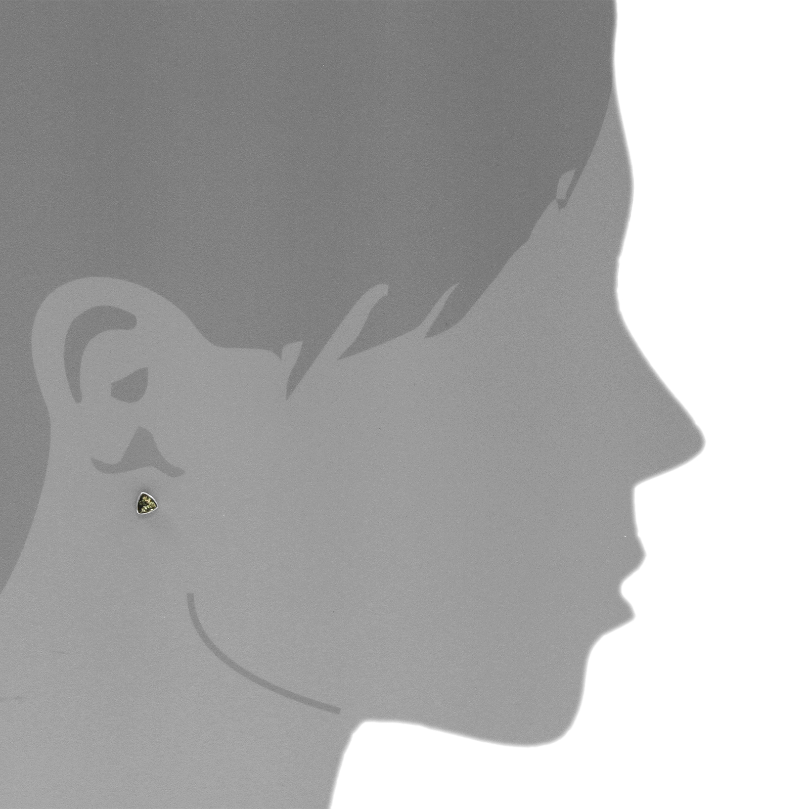 OSTSEE-SCHMUCK Paar Ohrstecker »Ostsee-Schmuck Ohrstecker Classic 5x5x5 mm«, (2 tlg.)