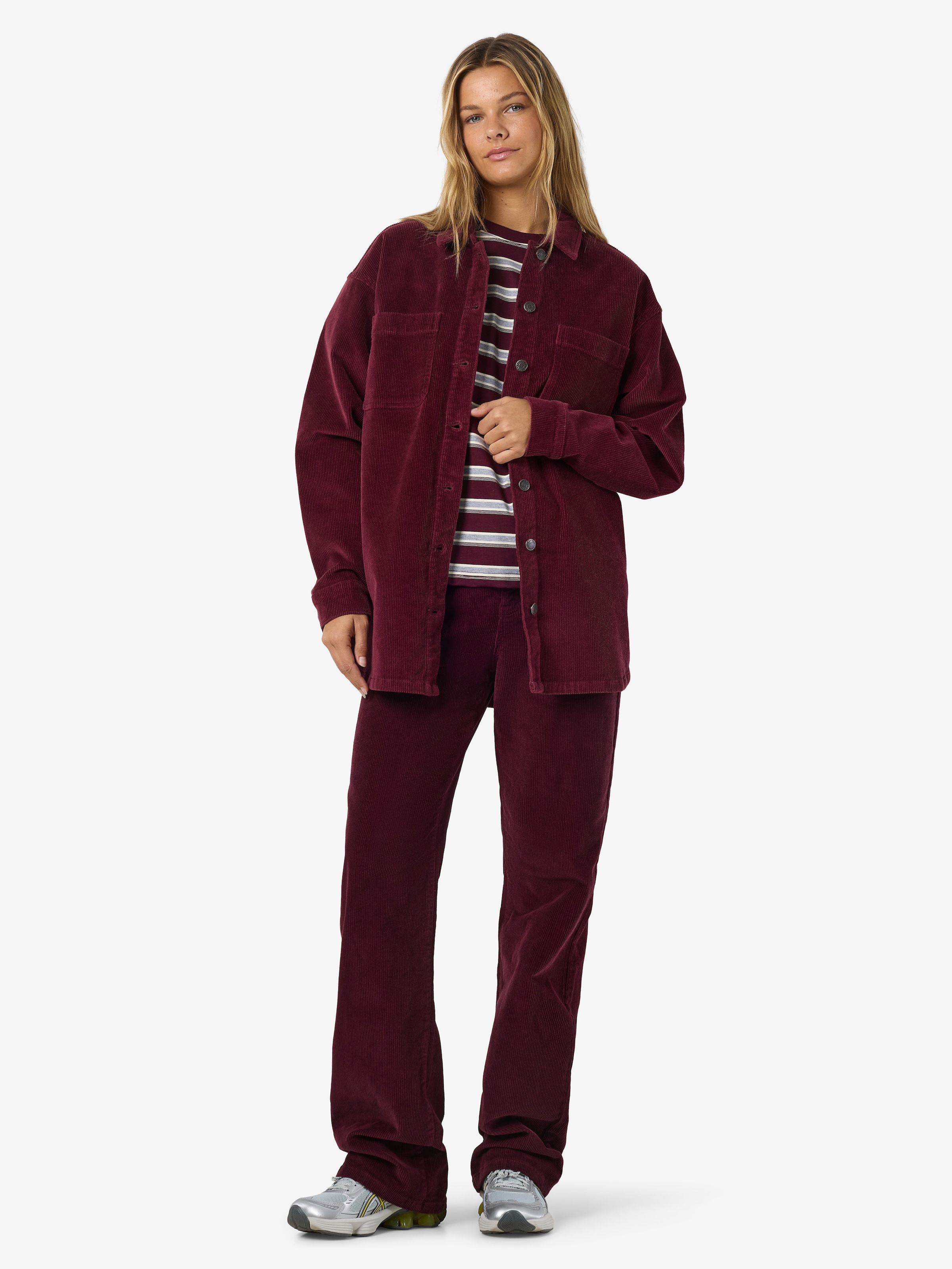 Noisy may Cordjacke »NMALVA L/S SHACKET COLORED CORDUROY NOOS«