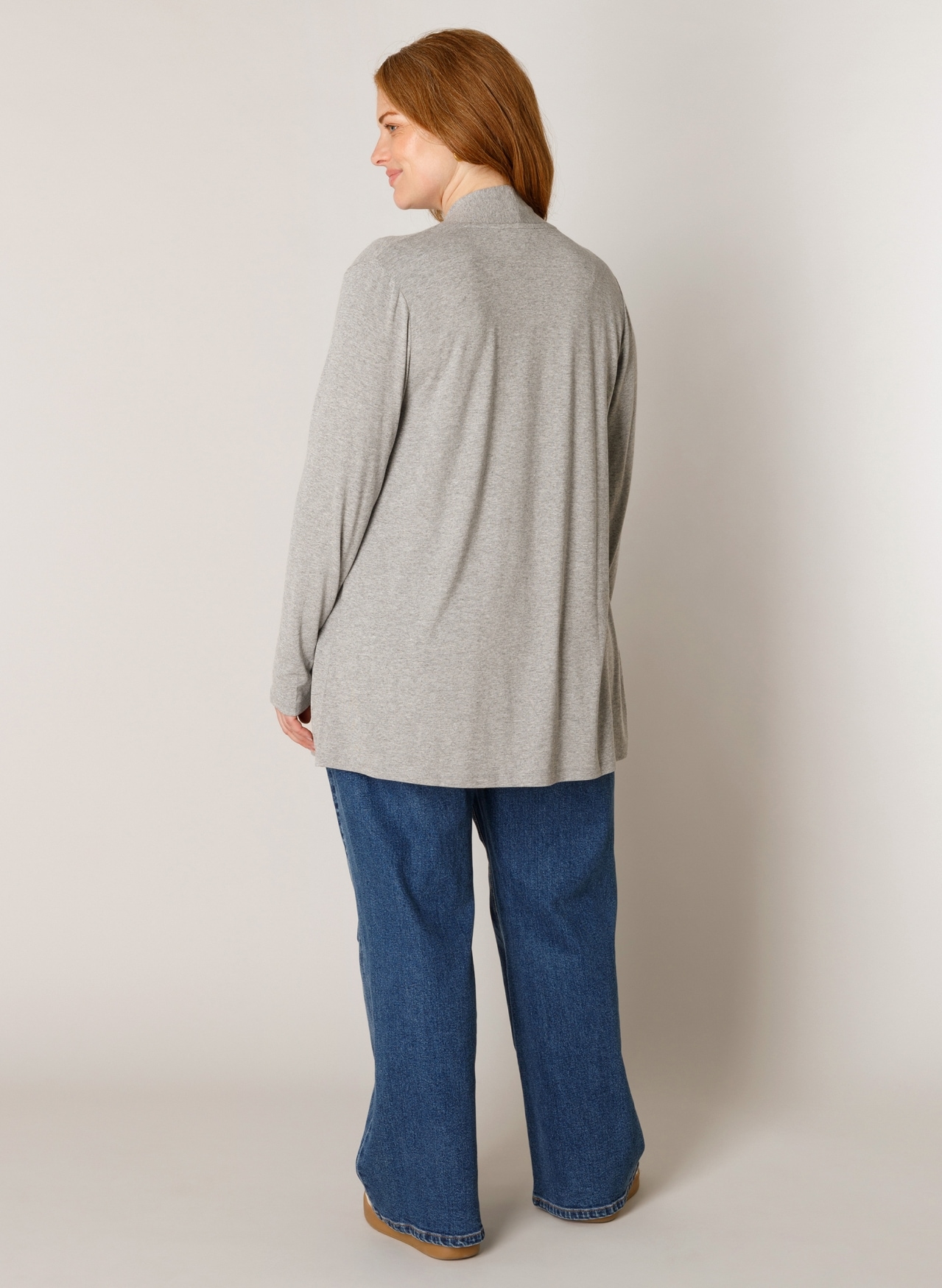 Base Level Curvy Strickjacke »Ayla« offen, ohne Verschluss
