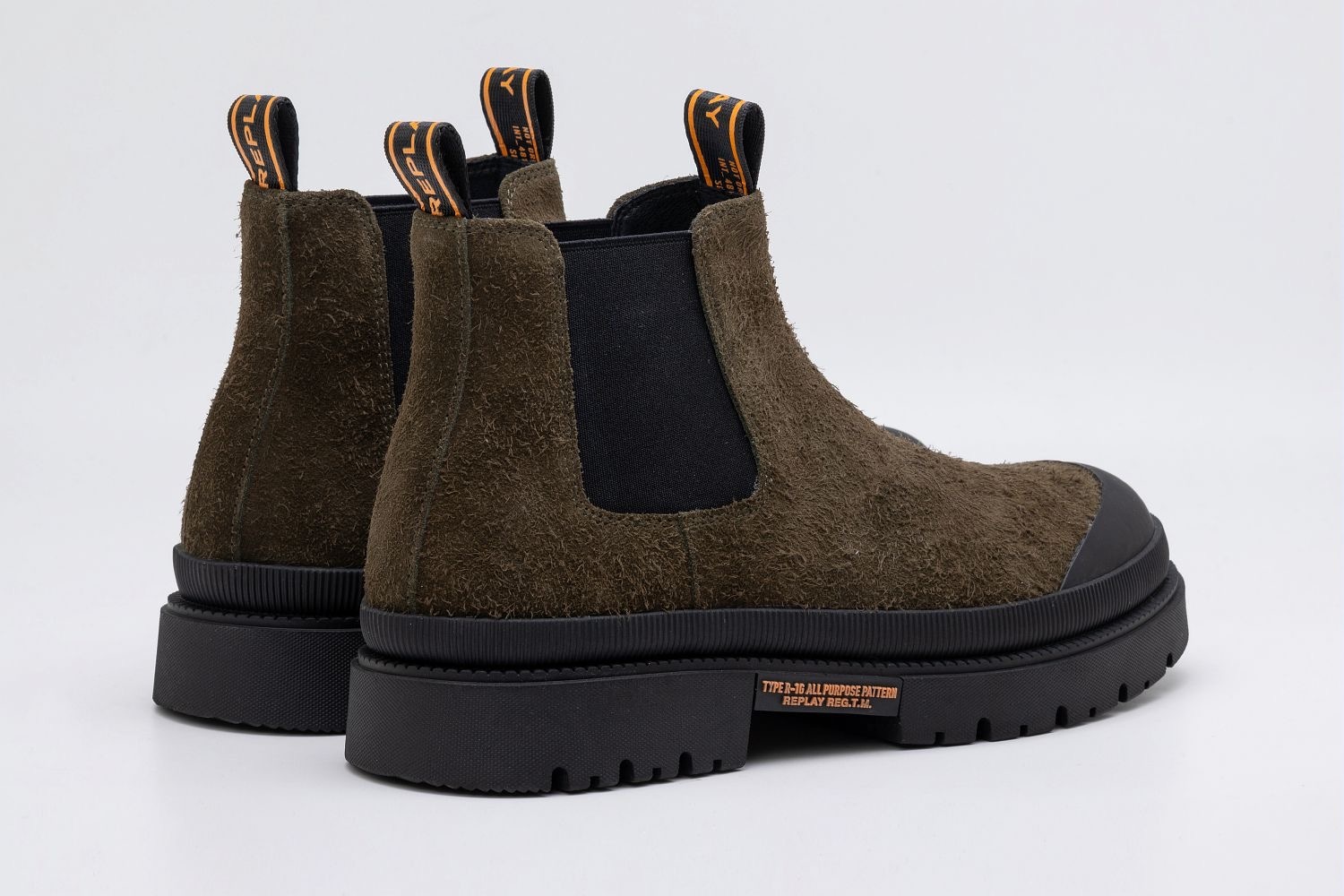 Replay Chelseaboots »SANDTOWN CHELSEA«, Schlupfboots, Stiefelette, Blockabsatz, mit Anziehlasche