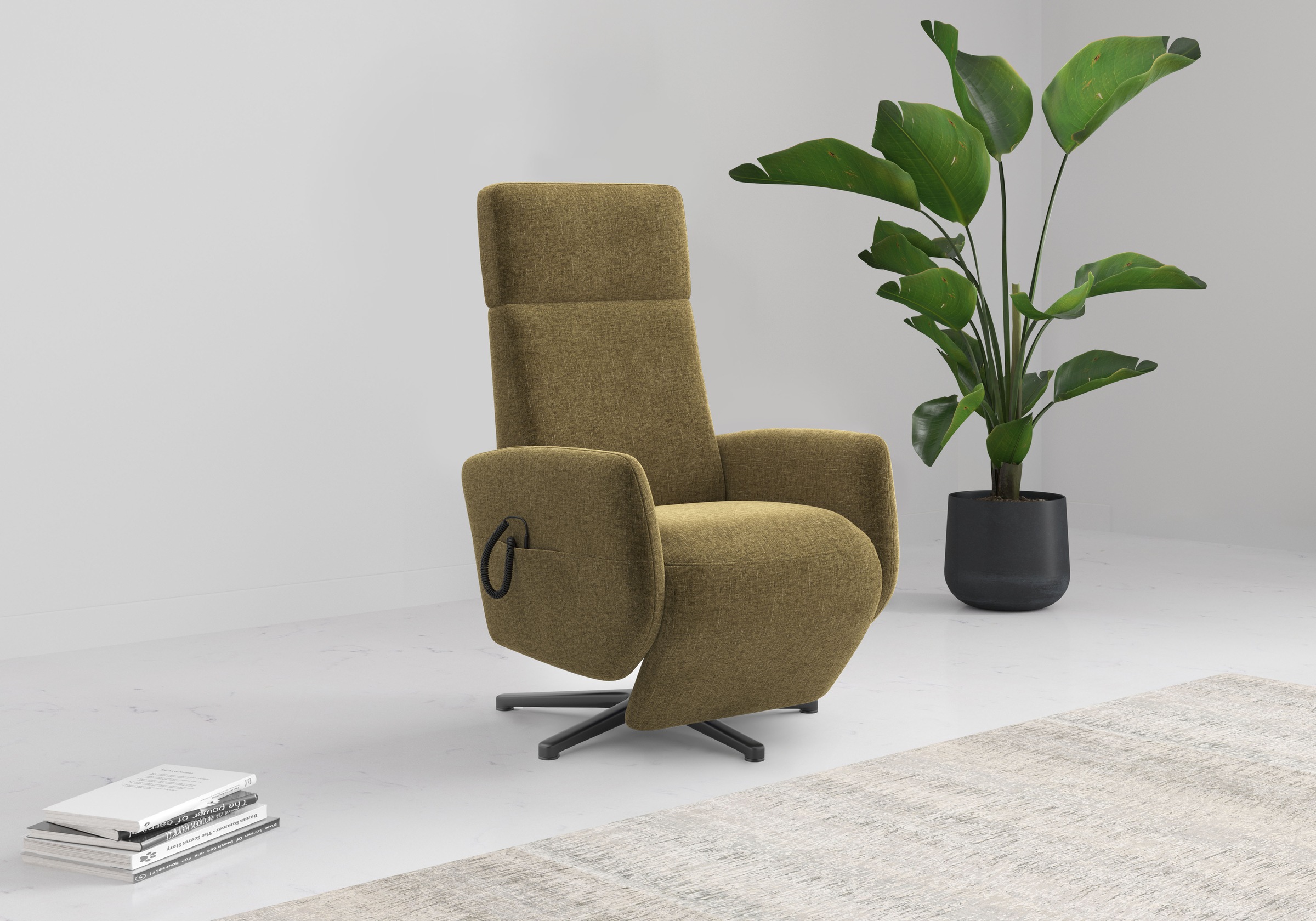 Home affaire TV-Sessel »Rochelle, inkl. Kopfteilverstellung & 360° Drehfunk günstig online kaufen