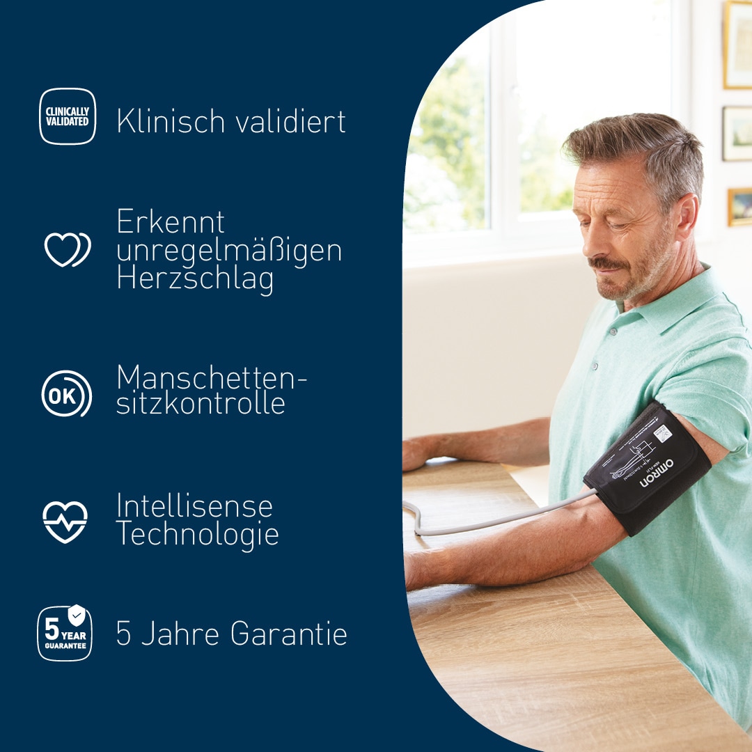 Omron Oberarm-Blutdruckmessgerät »X3 Comfort« mit Bluthochdruckindikator