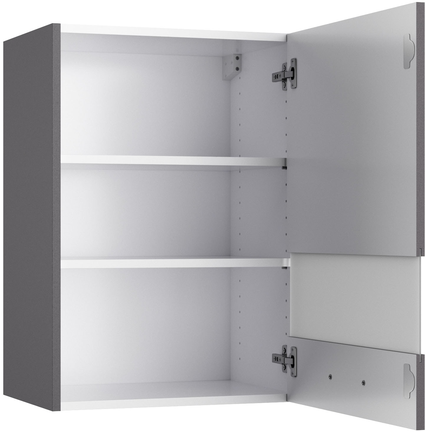 KOCHSTATION Hängeschrank »KS-Paula« 50 cm breit, 70 cm hoch, mit 1 Tür mit Glaseinsatz, 2 Einlegeböden