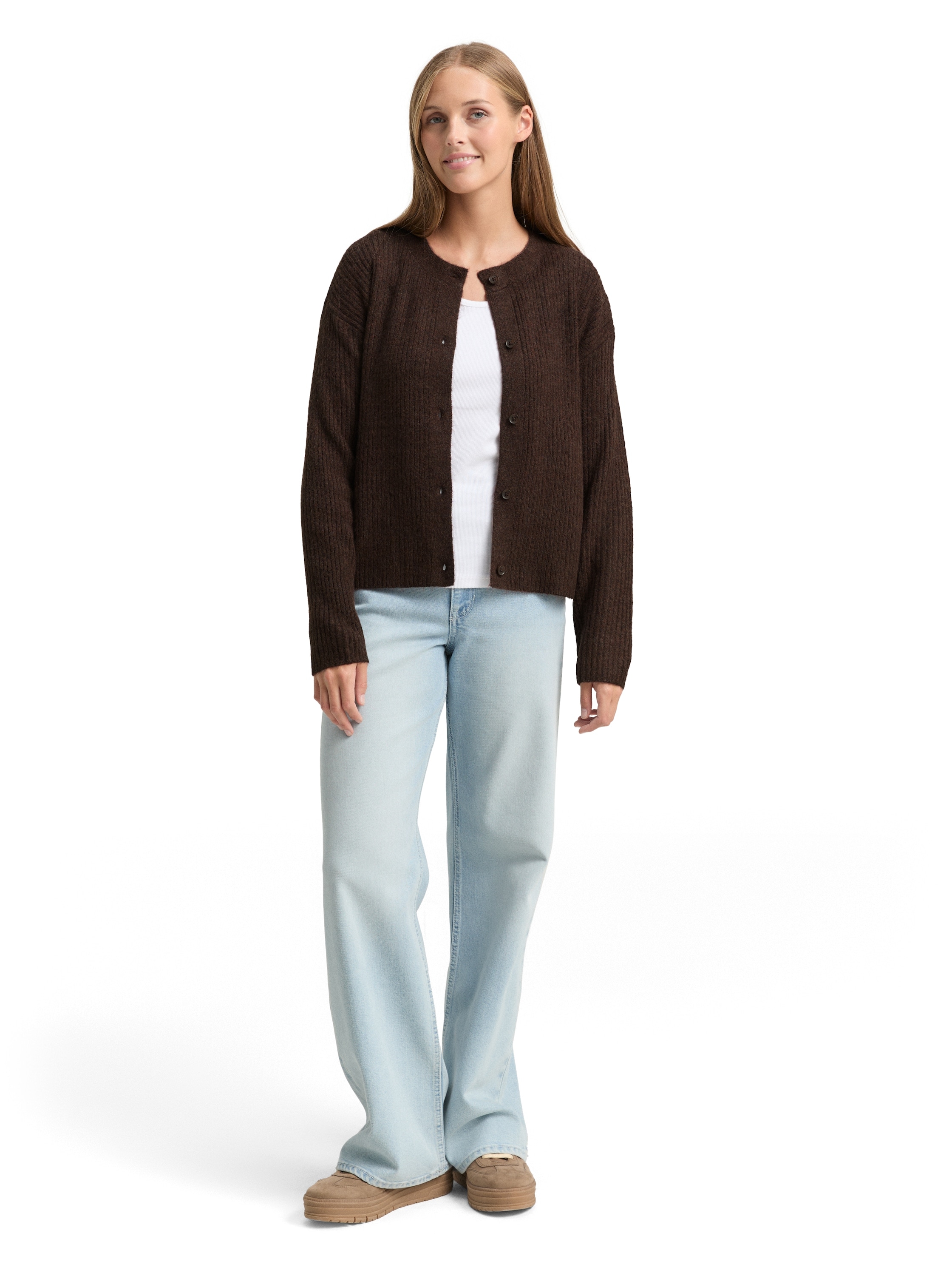 TOM TAILOR Denim Cardigan mit Struktur