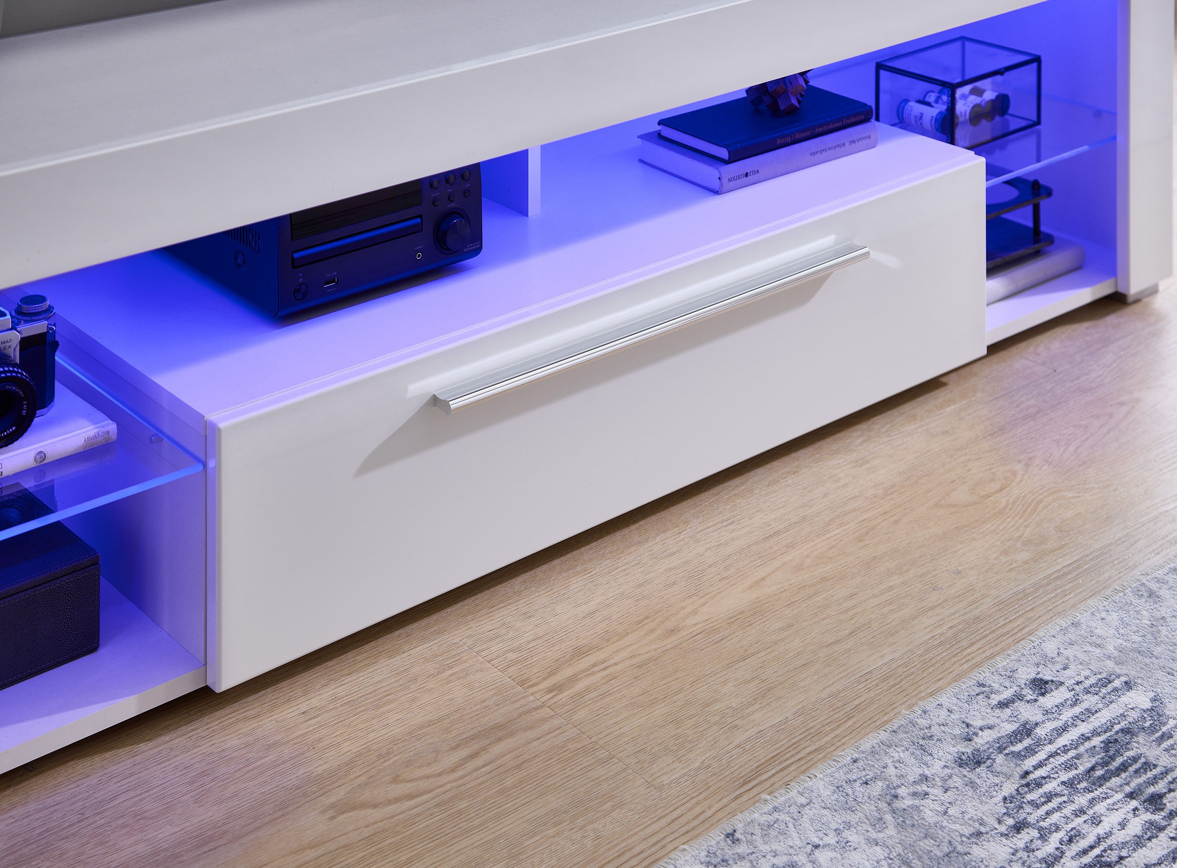 Stolkom TV-Schrank »Goal« Oberboden bis 25 kg belastbar, 1 Klappe mit Griff