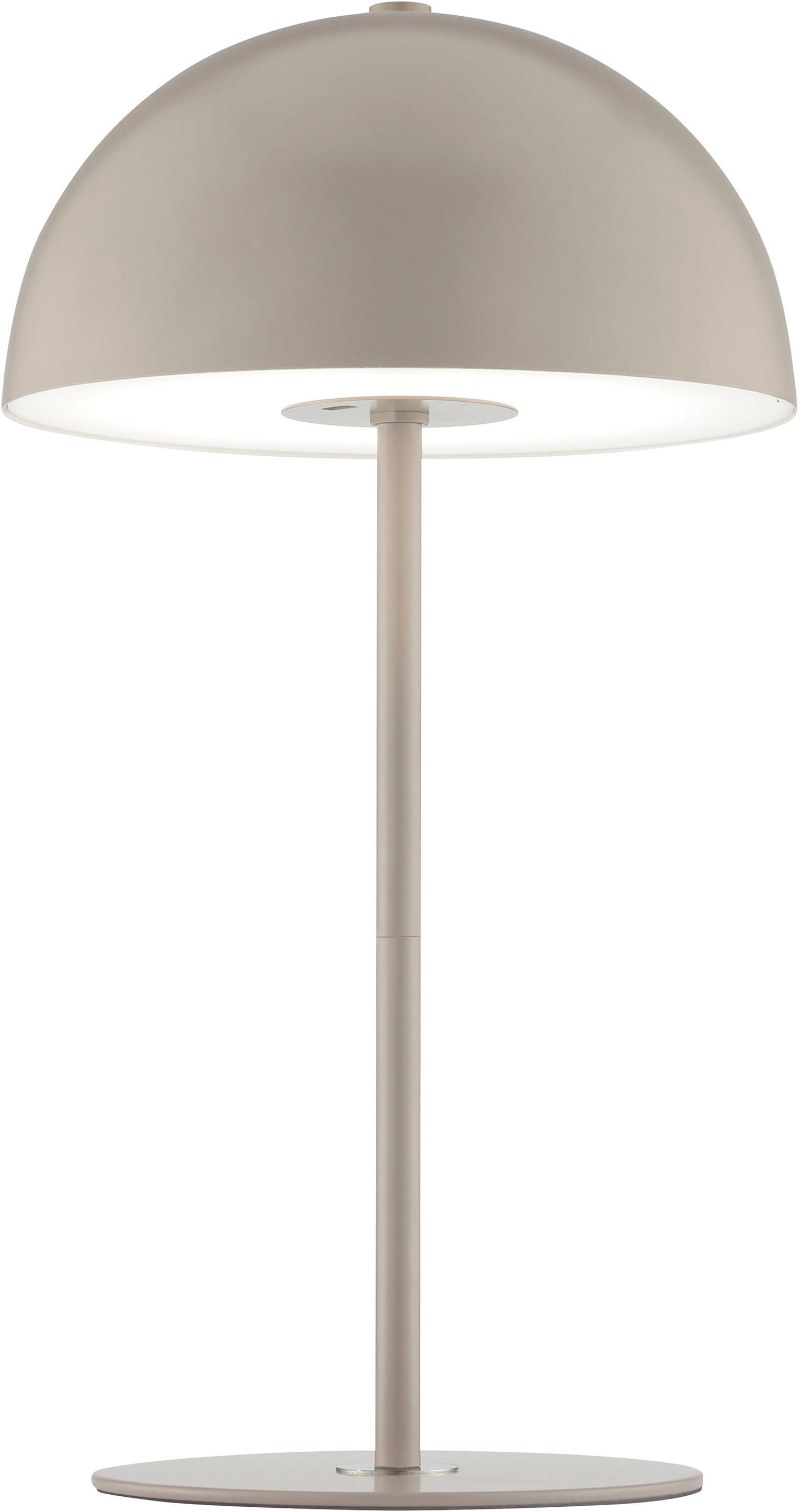 LeGer Home by Lena Gercke Tischleuchte »Linnea Akku Variante« LED-Modul 1 Stk. Warmweiß Pilzleuchte mit Akku, Höhe 38 cm, Ø 20 cm, 400 lm, 3000 K, CCT