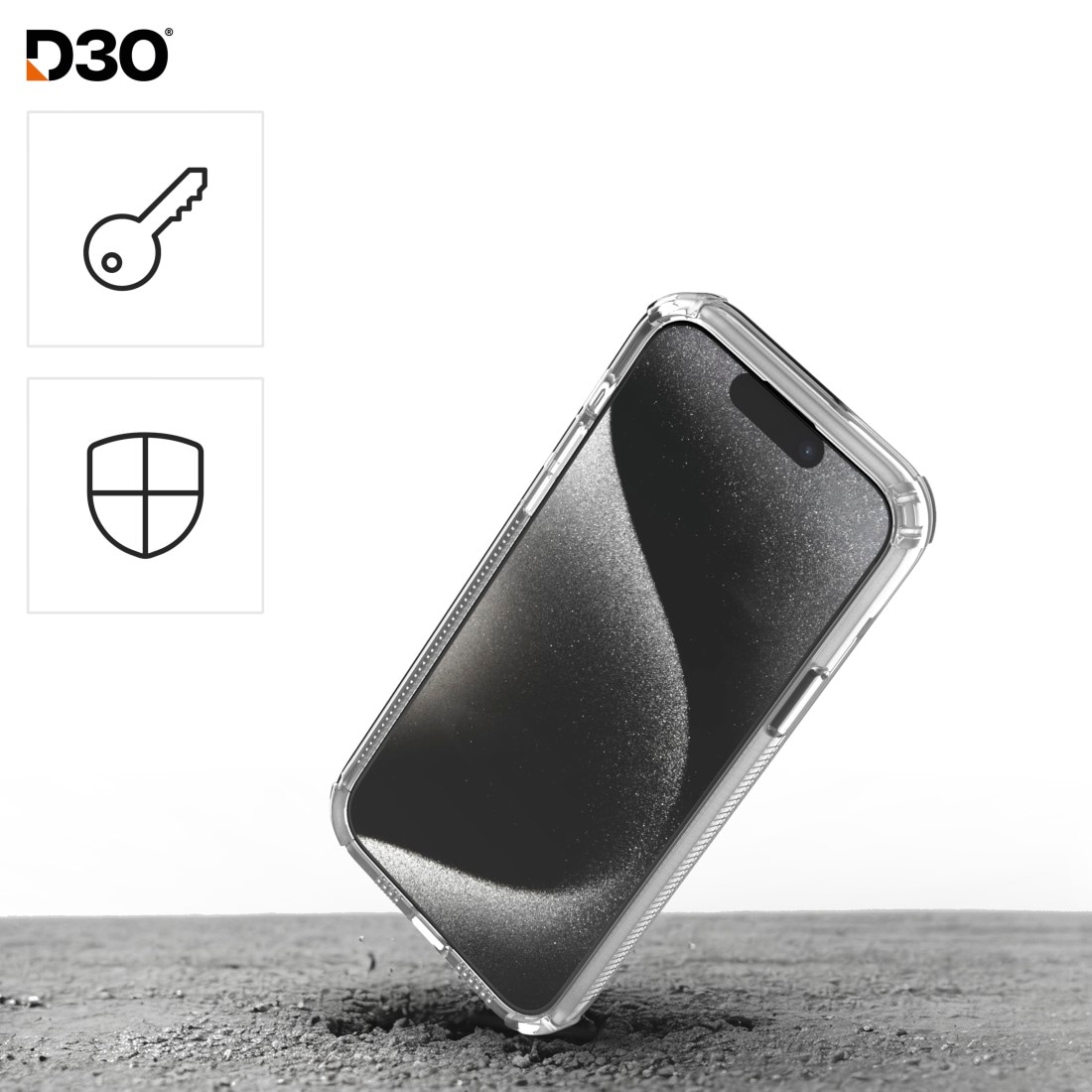 Hama Displayschutzglas »Handy-Schutzglas "Super Hybrid" für Apple iPhone 17 Pro, Montagehilfe« High-End-Schutzglas mit D3O®-Lizenz