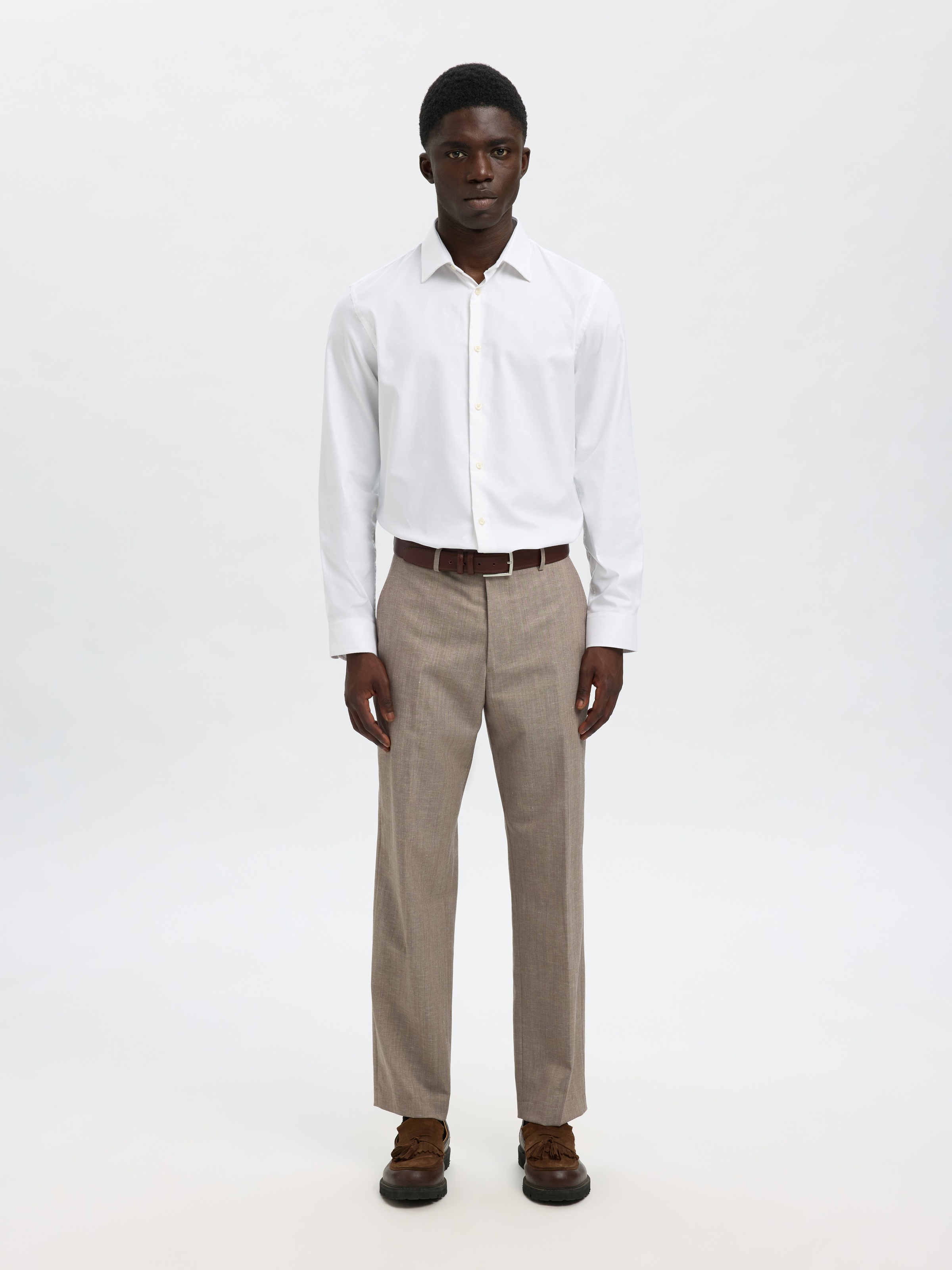 SELECTED HOMME Langarmhemd »SLHSLIMCLARK SHIRT LS NOOS«