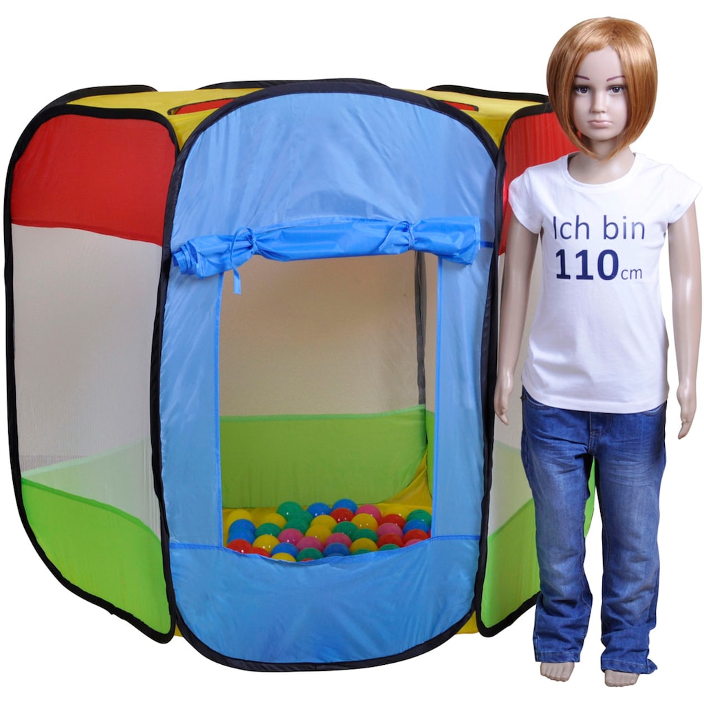 Knorrtoys® Spielzelt »Bendix«, sechseckiges Zelt; Seitenwände aus Gaze