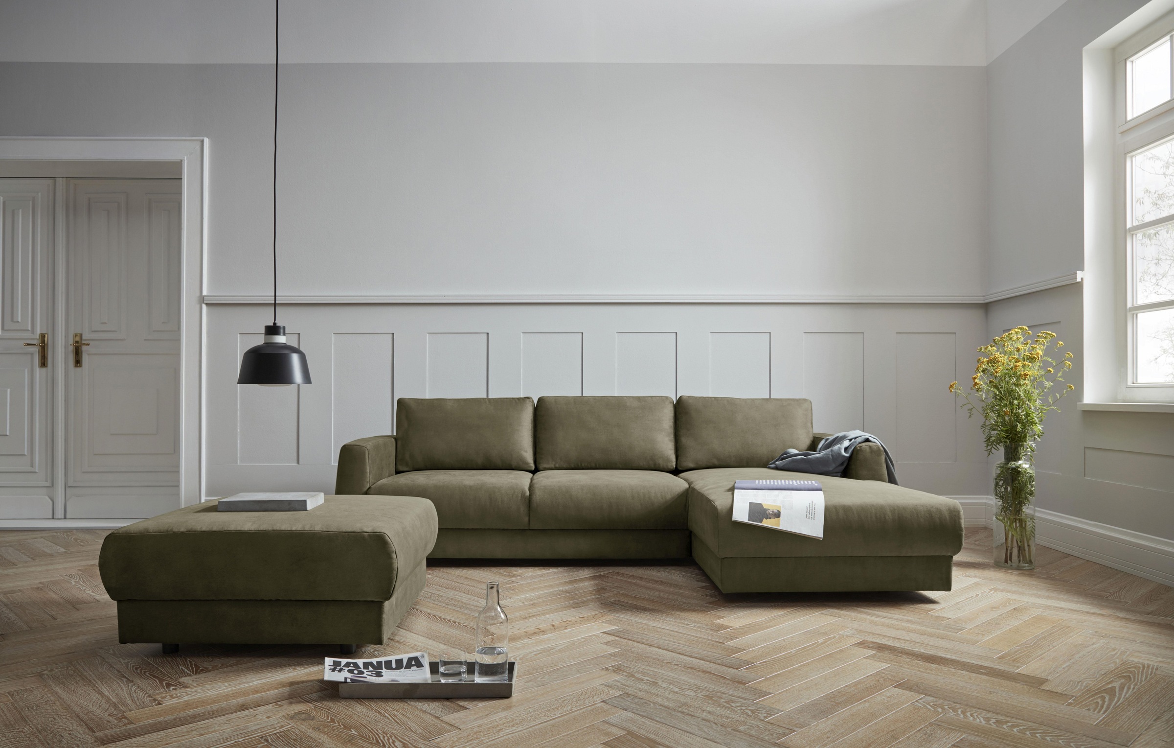 andas Ecksofa »Hobro L-Form«, in 3 Bezugsqualitäten in vielen Farben, Design by Morten Georgsen