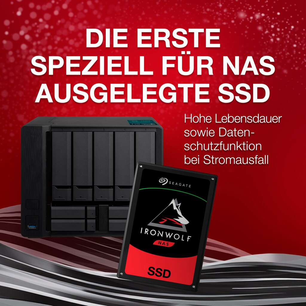 Seagate interne SSD »IronWolf 110«, 2,5 Zoll, Anschluss SATA III