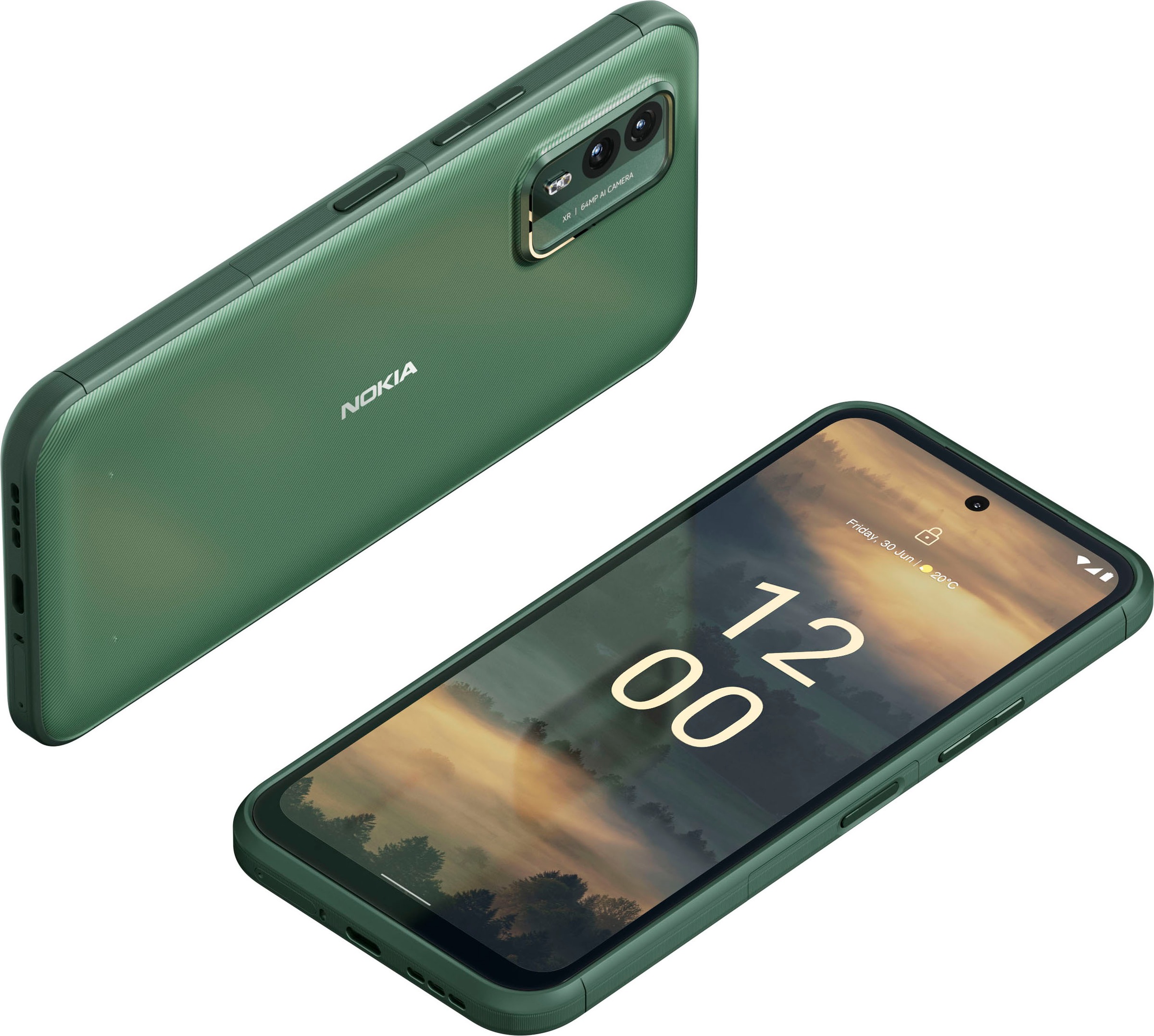 Nokia Smartphone »XR21«, pine green, 16,48 cm/6,49 Zoll, 128 GB Speicherplatz, 64 MP Kamera