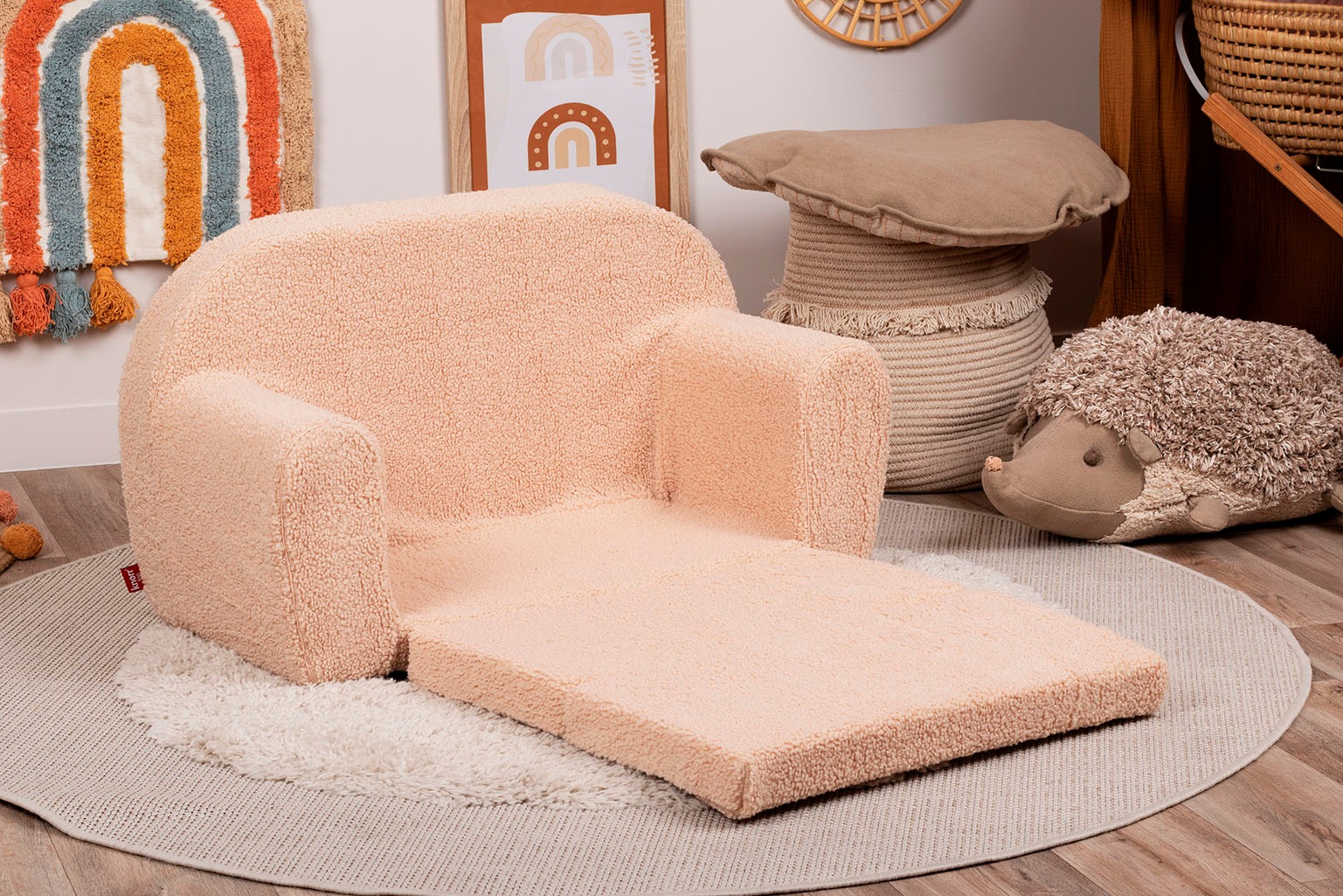 Knorrtoys® Sofa »Soft, plush beige« für Kinder; Made in Europe günstig online kaufen