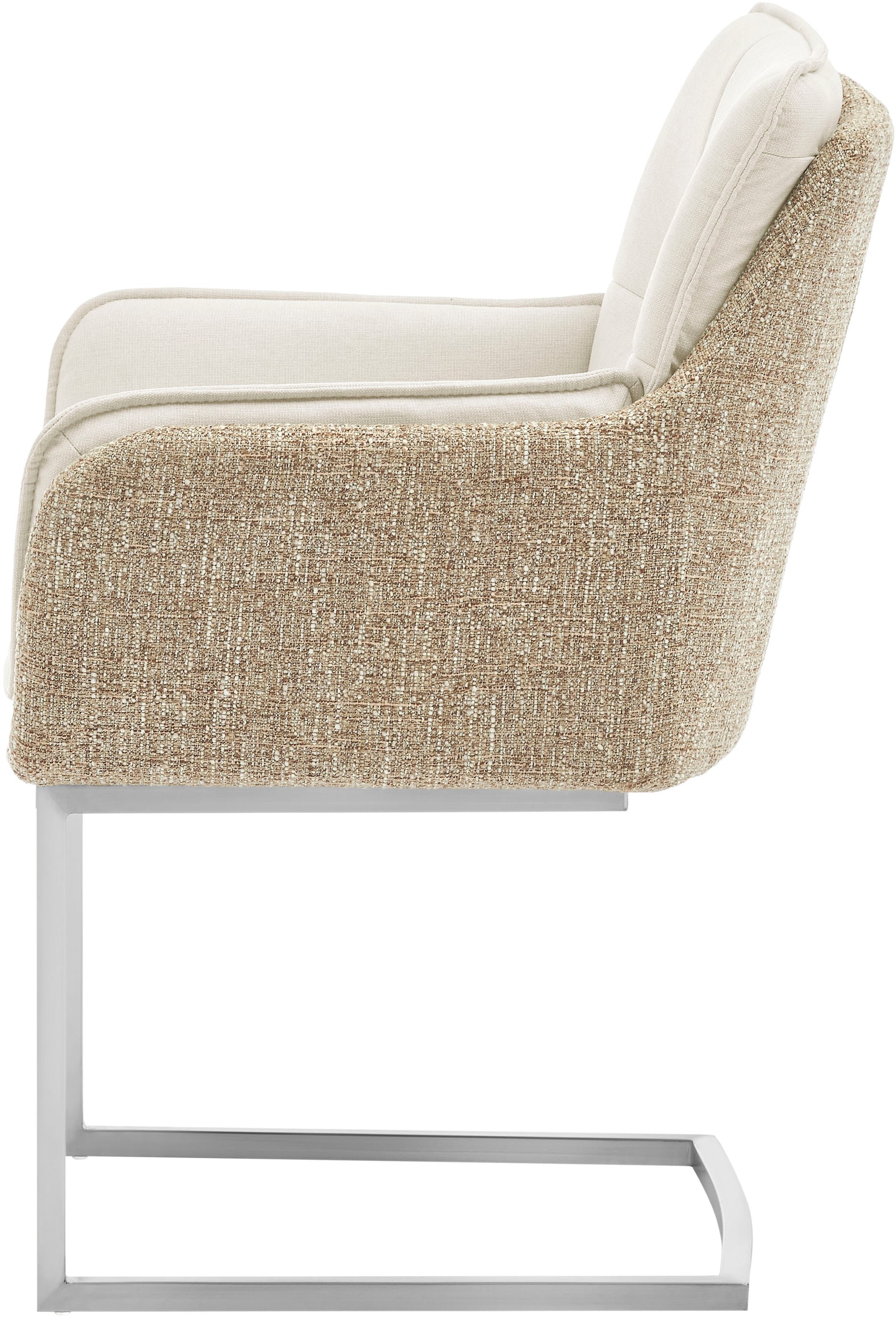 PLACES OF STYLE Esszimmerstuhl »Durham, TOPSELLER!, 1 Esszimmerstuhl in modernem Design, Sitz und Rücken gepolstert