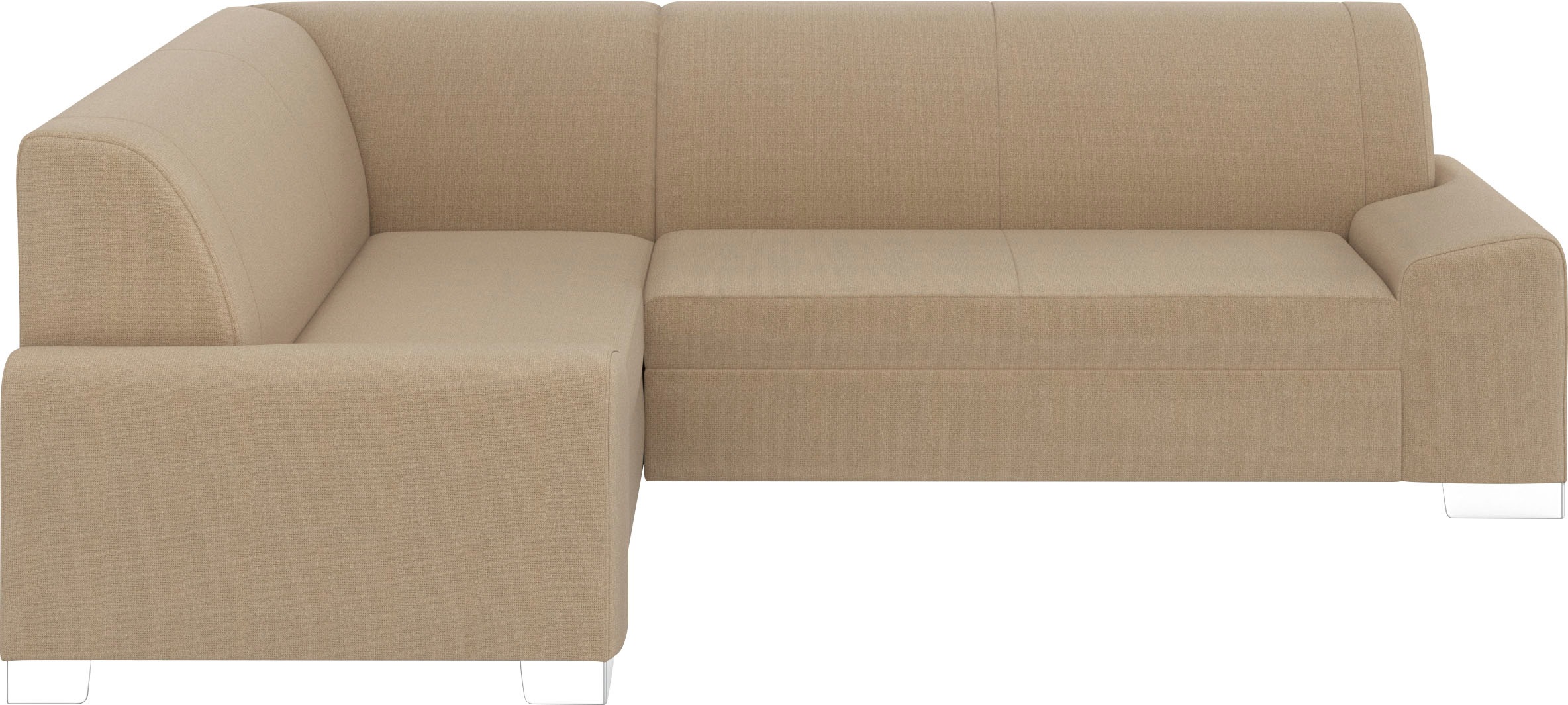DOMO collection Ecksofa »Anzio in kubischer Formensprache, flache Armlehnen günstig online kaufen