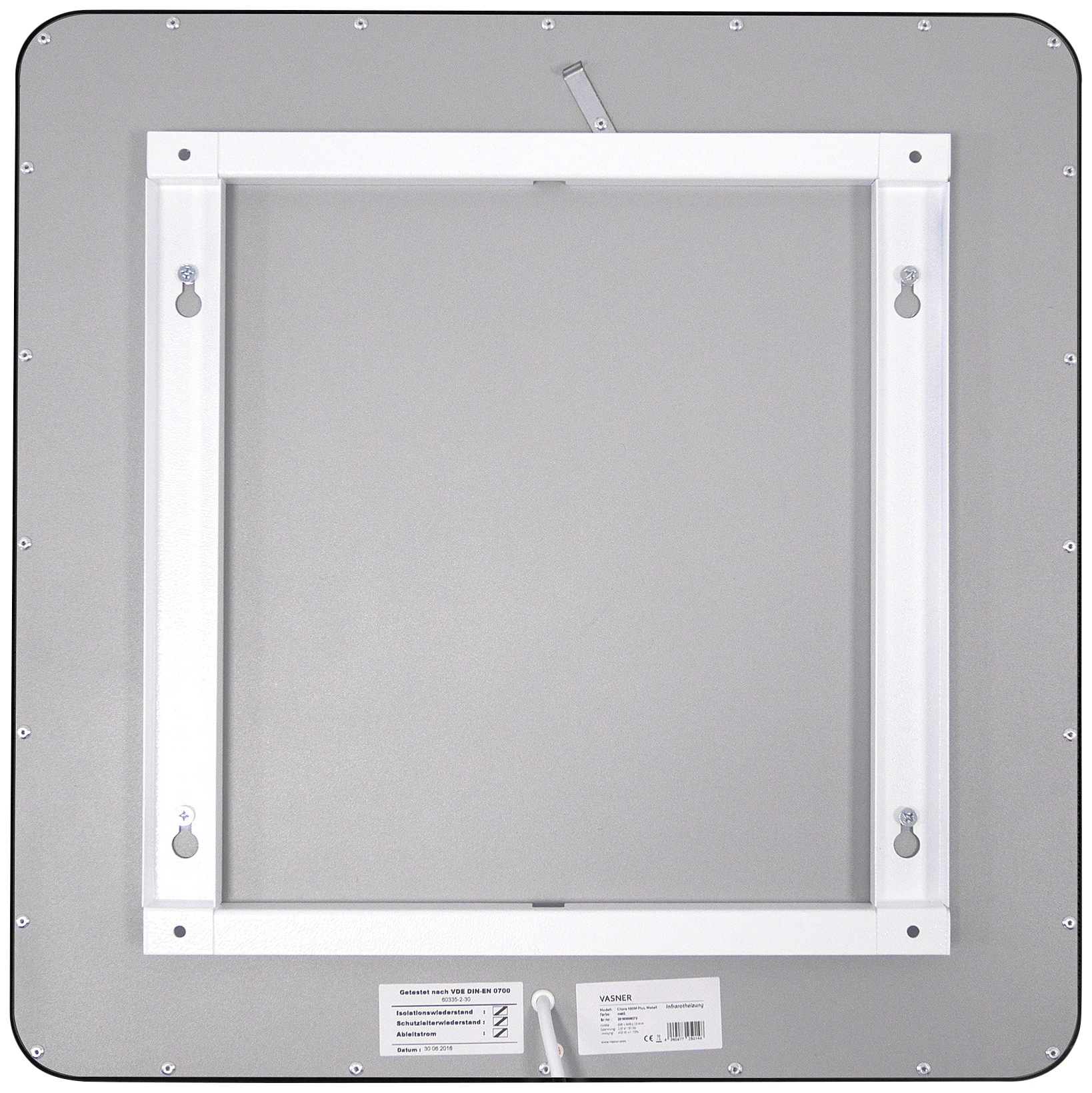 Vasner Infrarotheizung »Citara T Plus«, Tafelheizung rund mit Kreide beschreibbar, 450 Watt