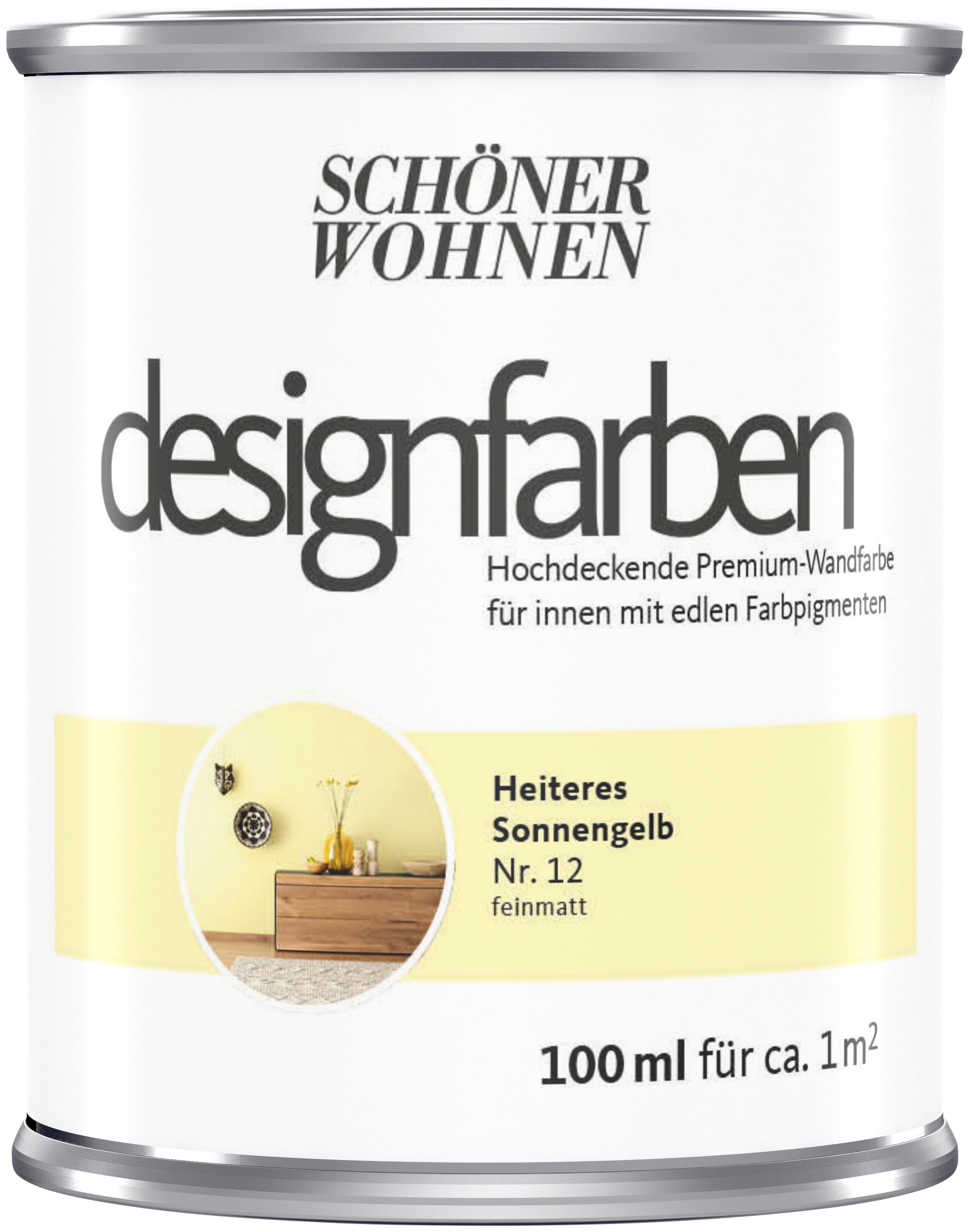 SCHÖNER WOHNEN-Kollektion Wand- und Deckenfarbe »Designfarben«, (1), 100 ml, Heiteres... kaufen