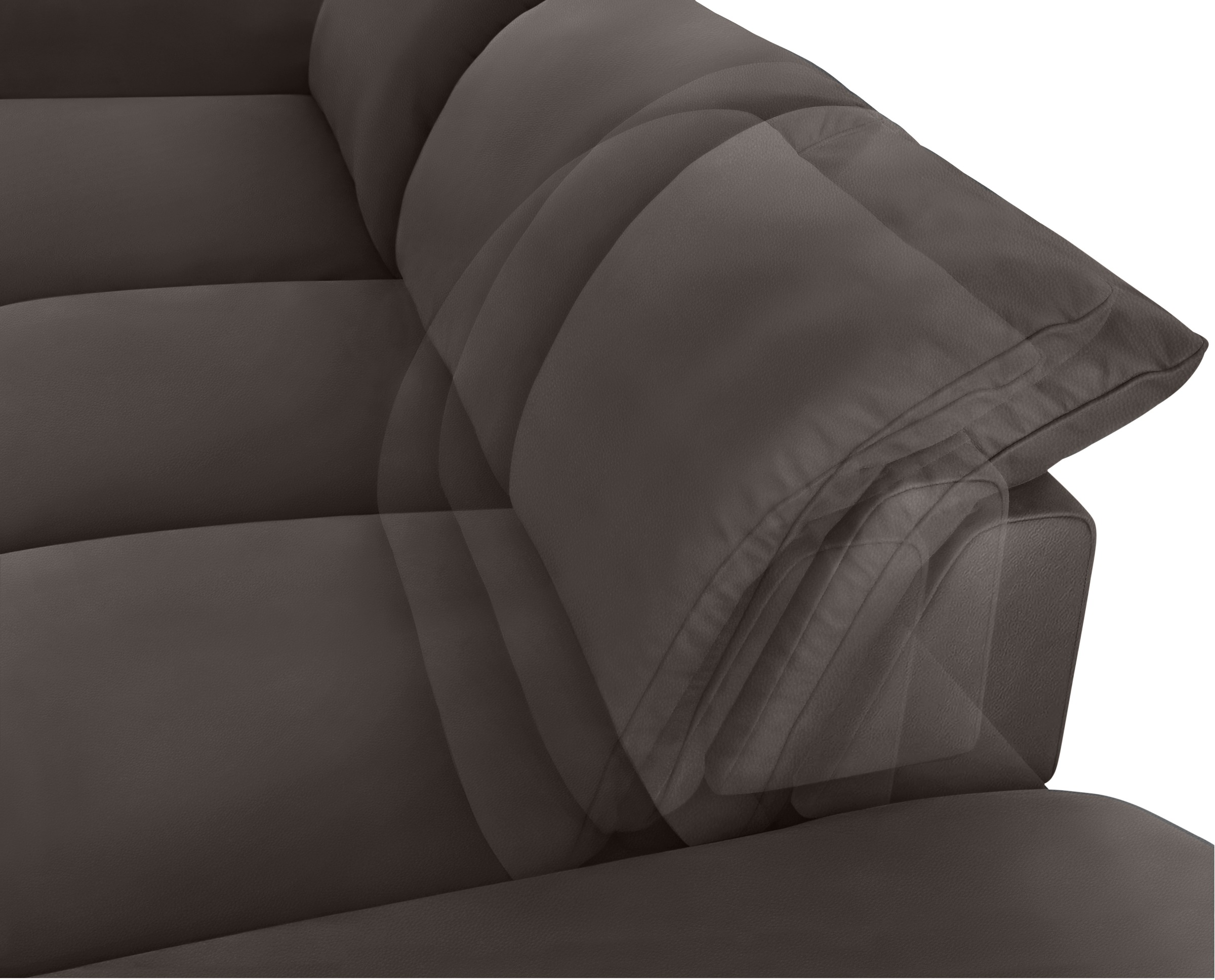 W.SCHILLIG Ecksofa »enjoy&MORE, Designsofa, bequem, zeitlos und elegant, L-Form«, mit Sitztiefenverstellung, Füße Chrom glänzend, Breite 340 cm
