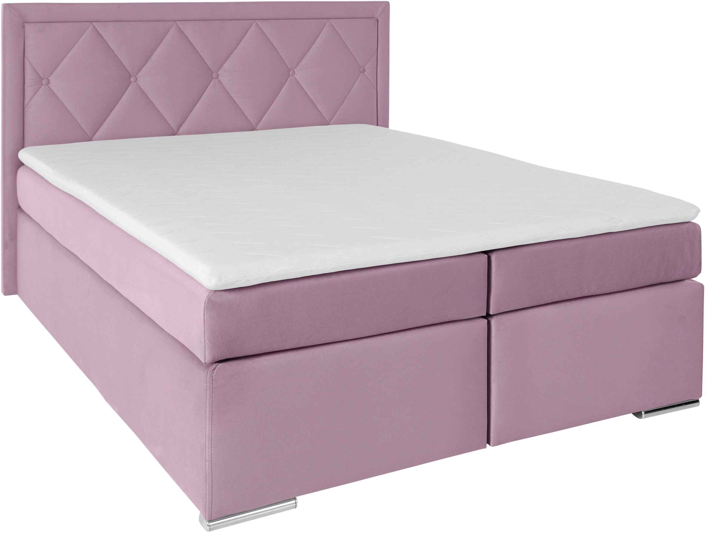 Leonique Boxbett »Alfie, Bestseller, wahlweise mit Bettkasten«, mit Knopfheftung im Kopfteil, H2, H3 und H4 wählbar