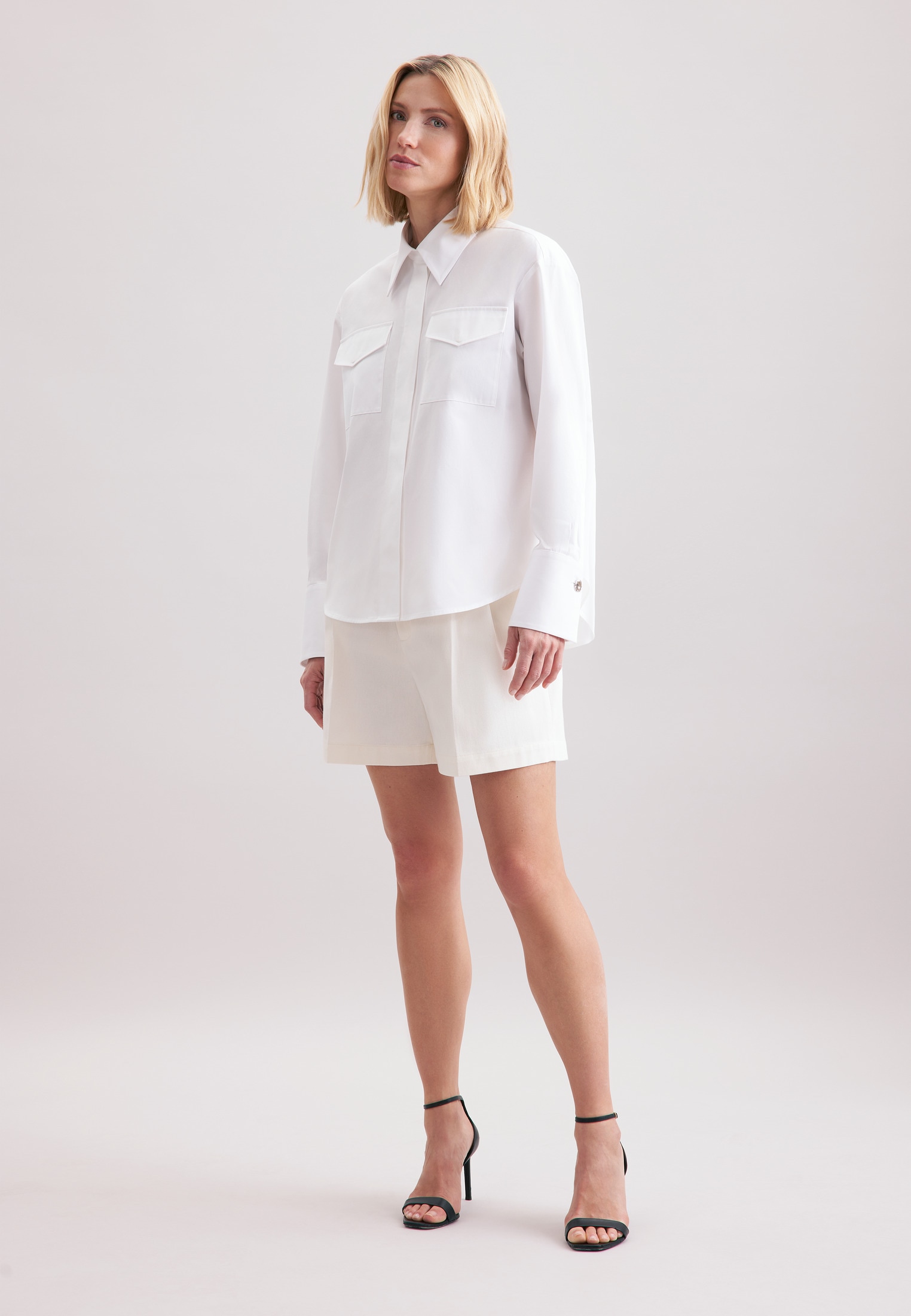 seidensticker Hemdbluse »Schwarze Rose« 1/1 Kragen Uni