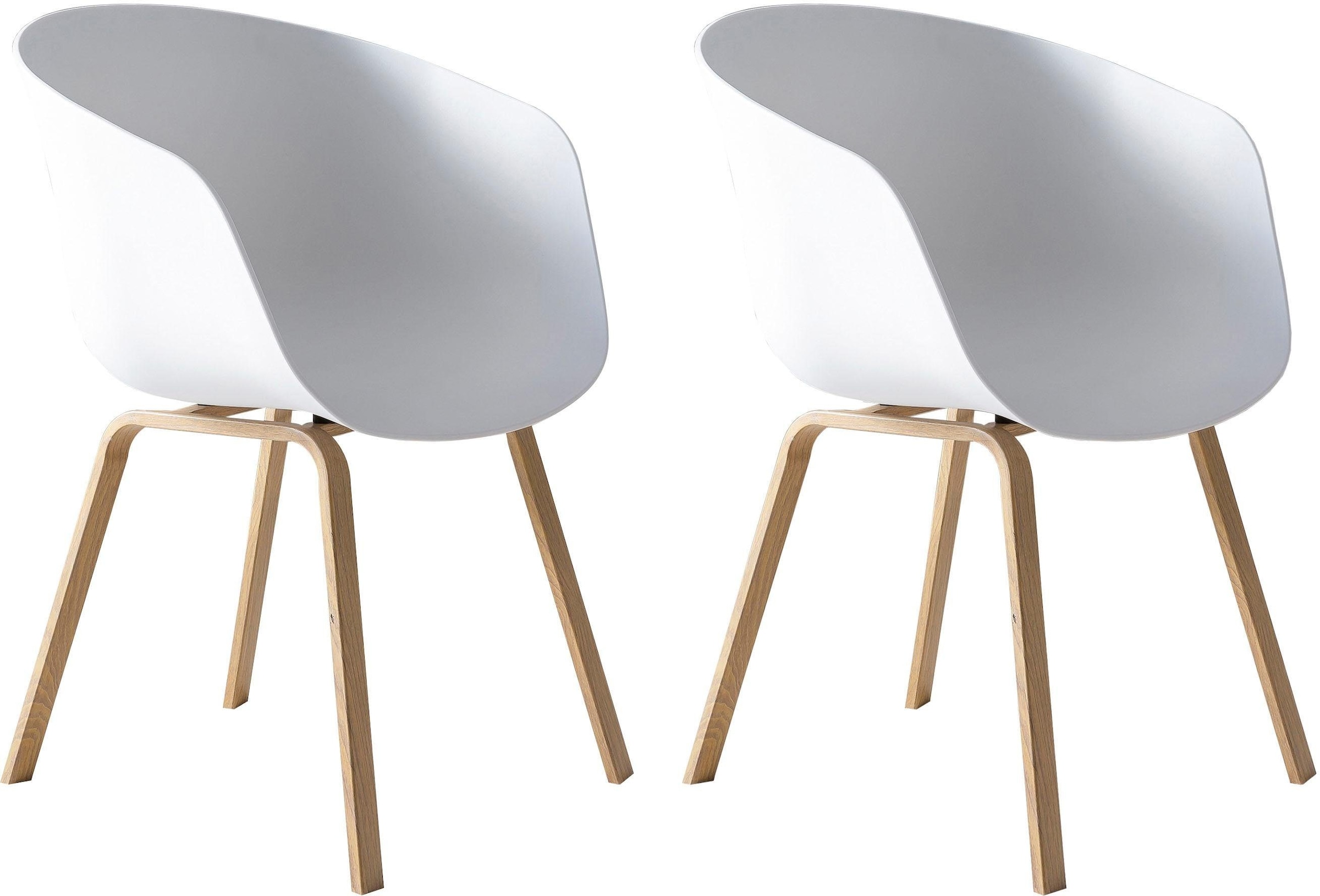 SalesFever Schalenstuhl »Lund Designer Esszimmerstuhl im 2er-Set« (Set) 2 S günstig online kaufen