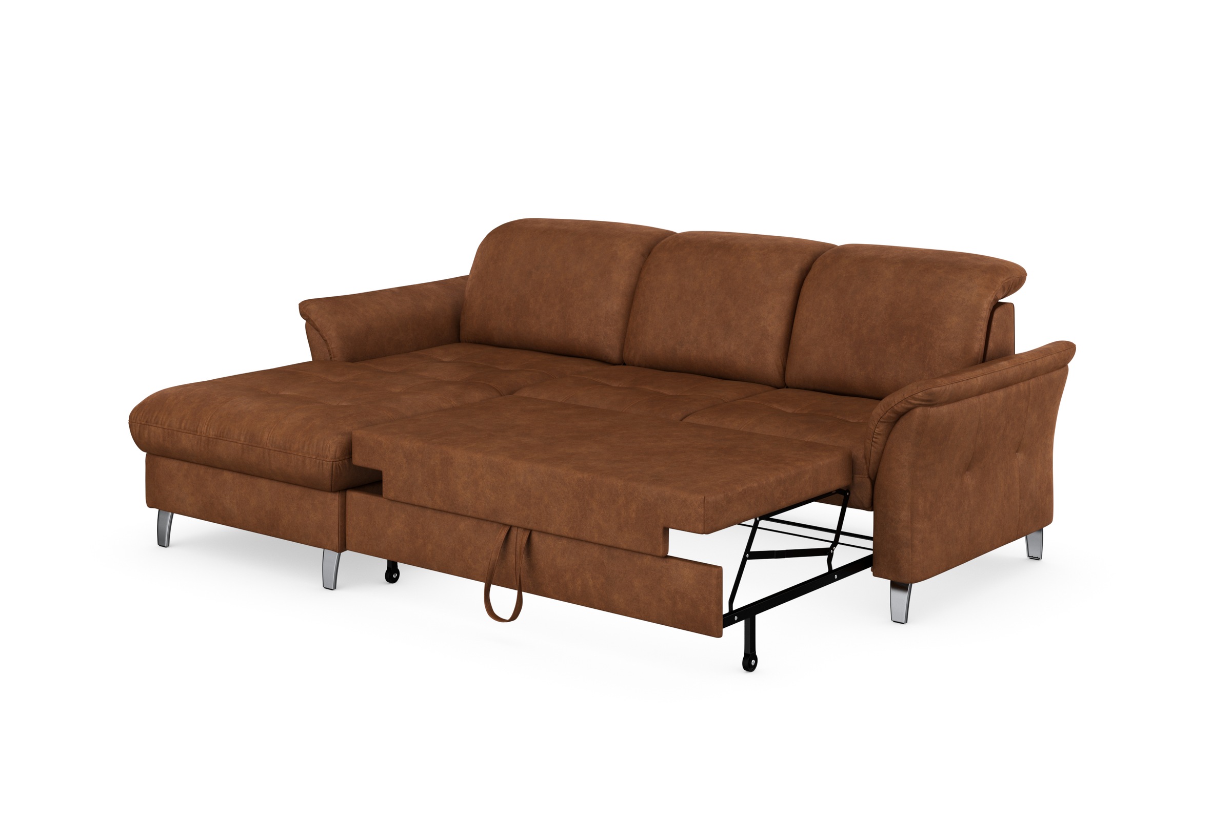 sit&more Ecksofa »Maggiore L-Form«, wahlweise mit Kopfteilverstellung, Bettfunktion und Bettkasten