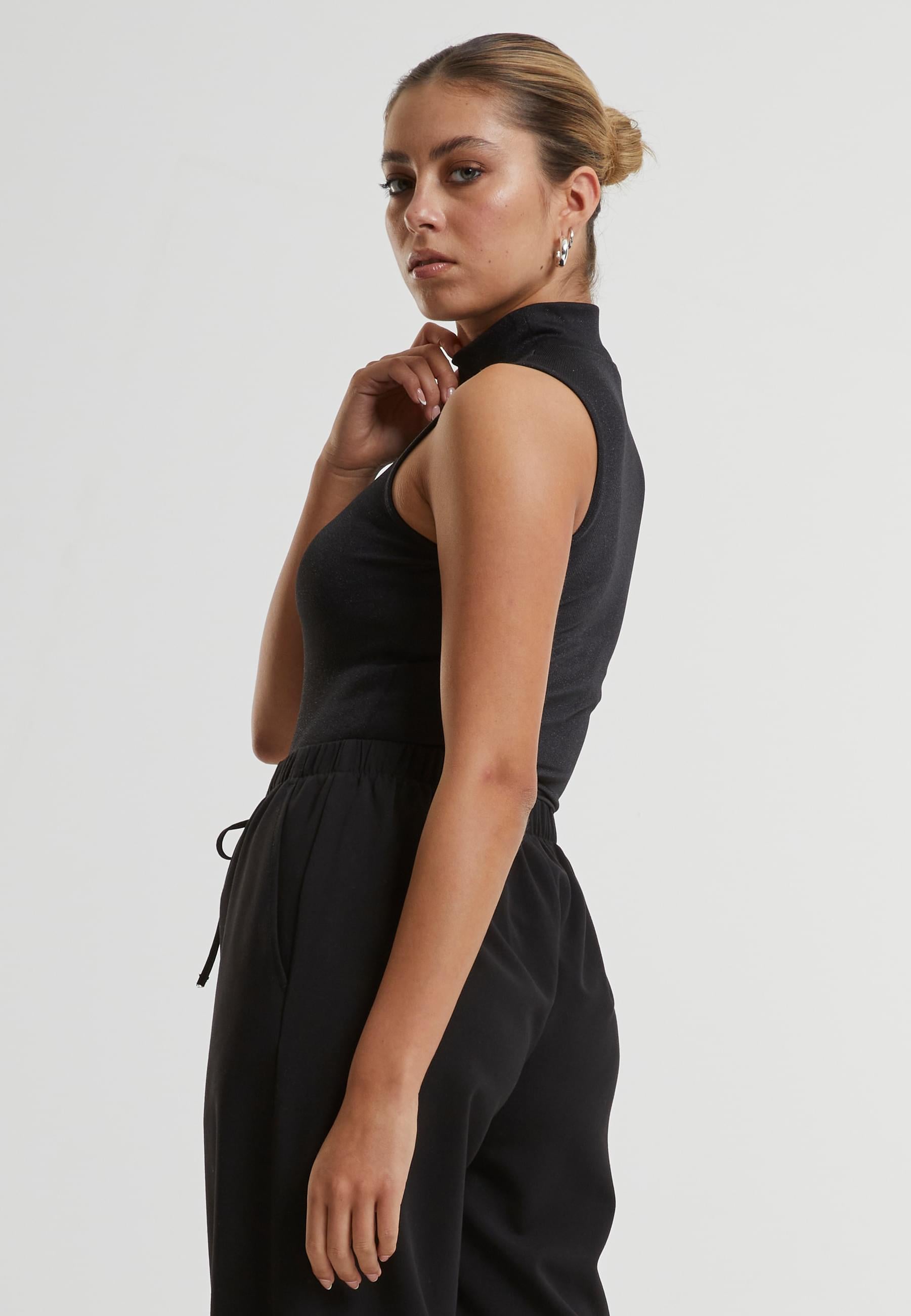 URBAN CLASSICS Body »Urban Classics Ladies Glitter High Neck Body«