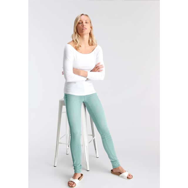 Arizona Skinny-fit-Jeans »Ultra Stretch«, High Waist mit seitlichem  Streifen im Online-Shop kaufen
