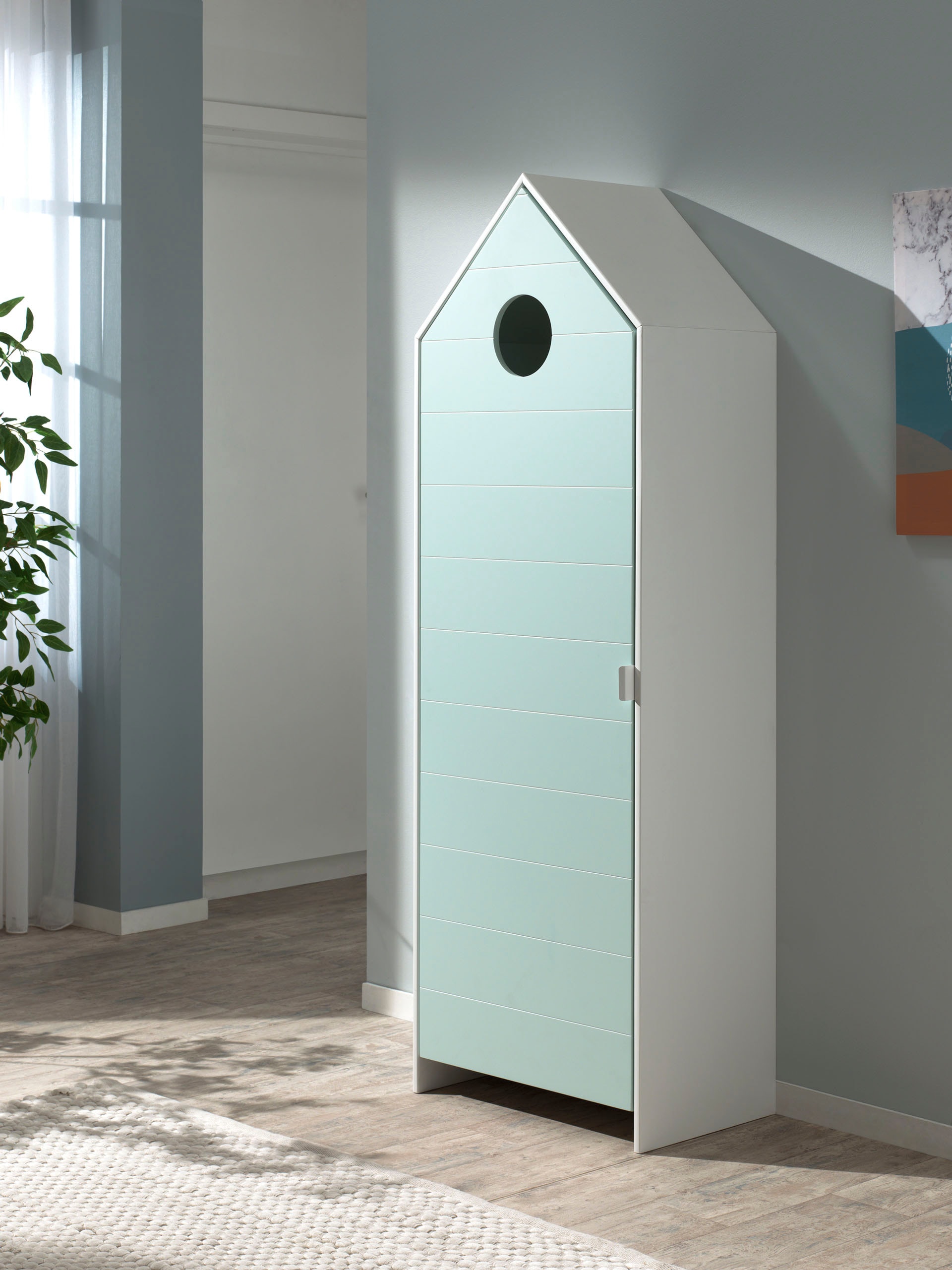 Vipack Drehtürenschrank »Casami, mit Soft-Close, viel Stauraum, TOP modern«, (B/H/T ca. 57,6x171,3x37cm, verschiedene Farben, Strandhaus-Optik), als Kleider-/Wäscheschrank nutzbar, universell einsetzbar