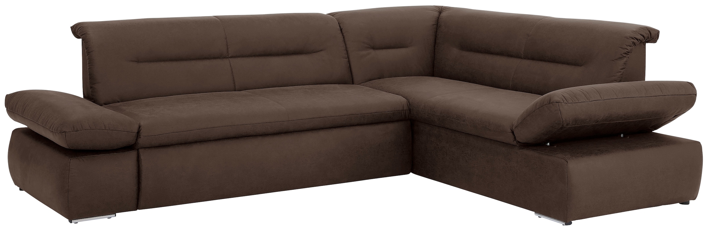 INOSIGN Ecksofa »Avesa L-Form«, Wahlweise mit Arm- und Bettfunktion, B/T/H: 275/211/80 cm