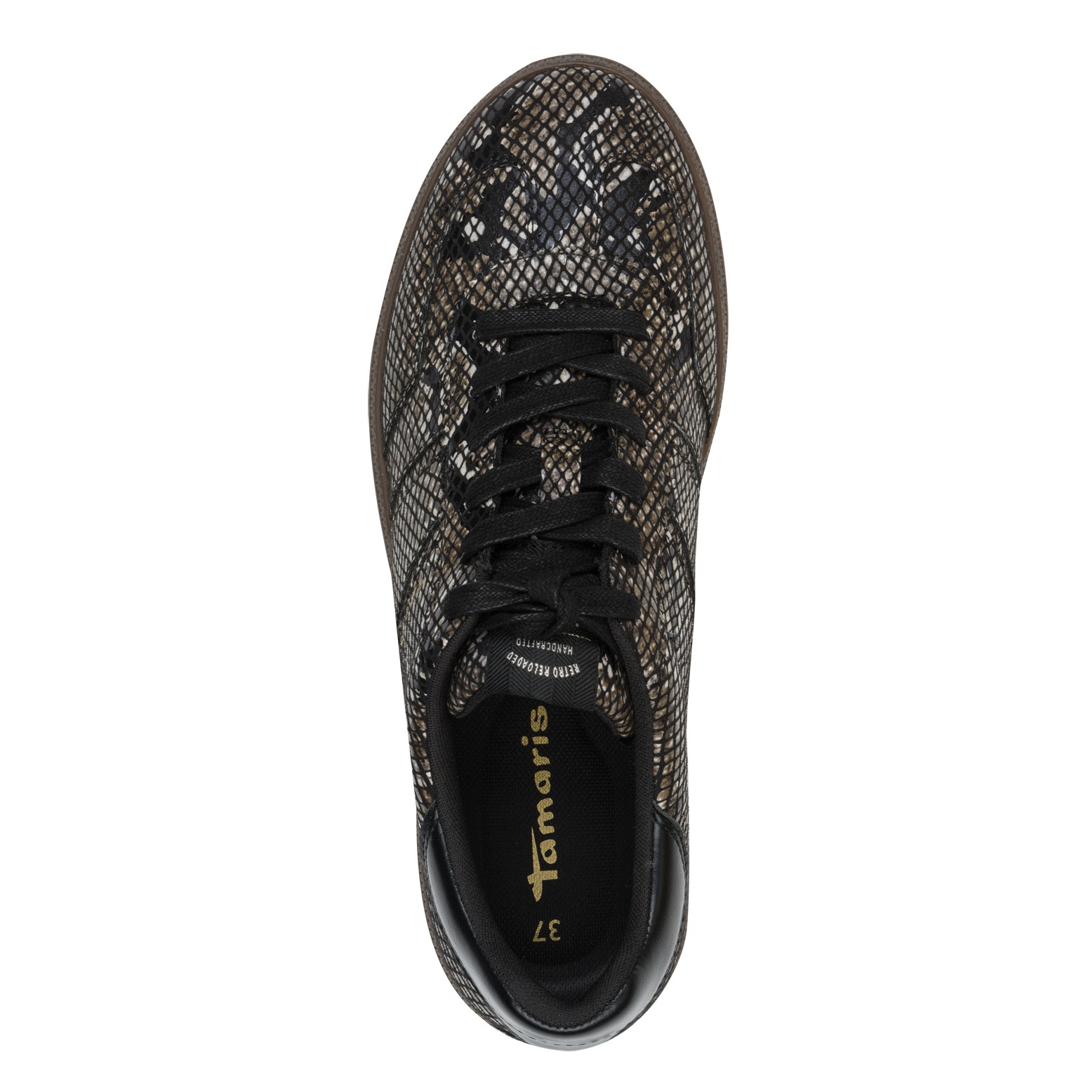 Tamaris Sneaker  , Freizeitschuh, Halbschuh, Schnürschuh mit gepolstertem Schaftrand