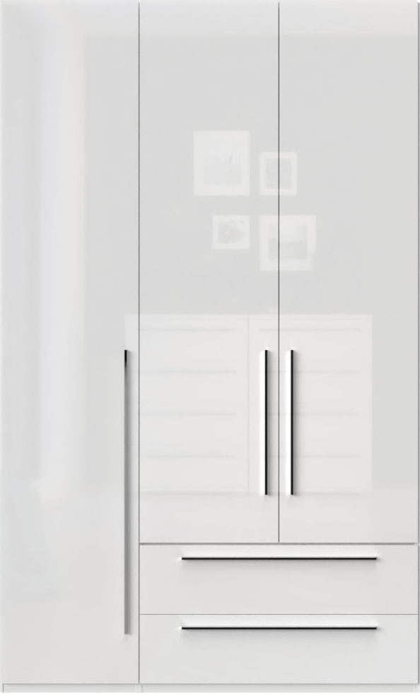 Places of Style Kleiderschrank »Piano, UV lackiert, hochglänzend in beige o günstig online kaufen