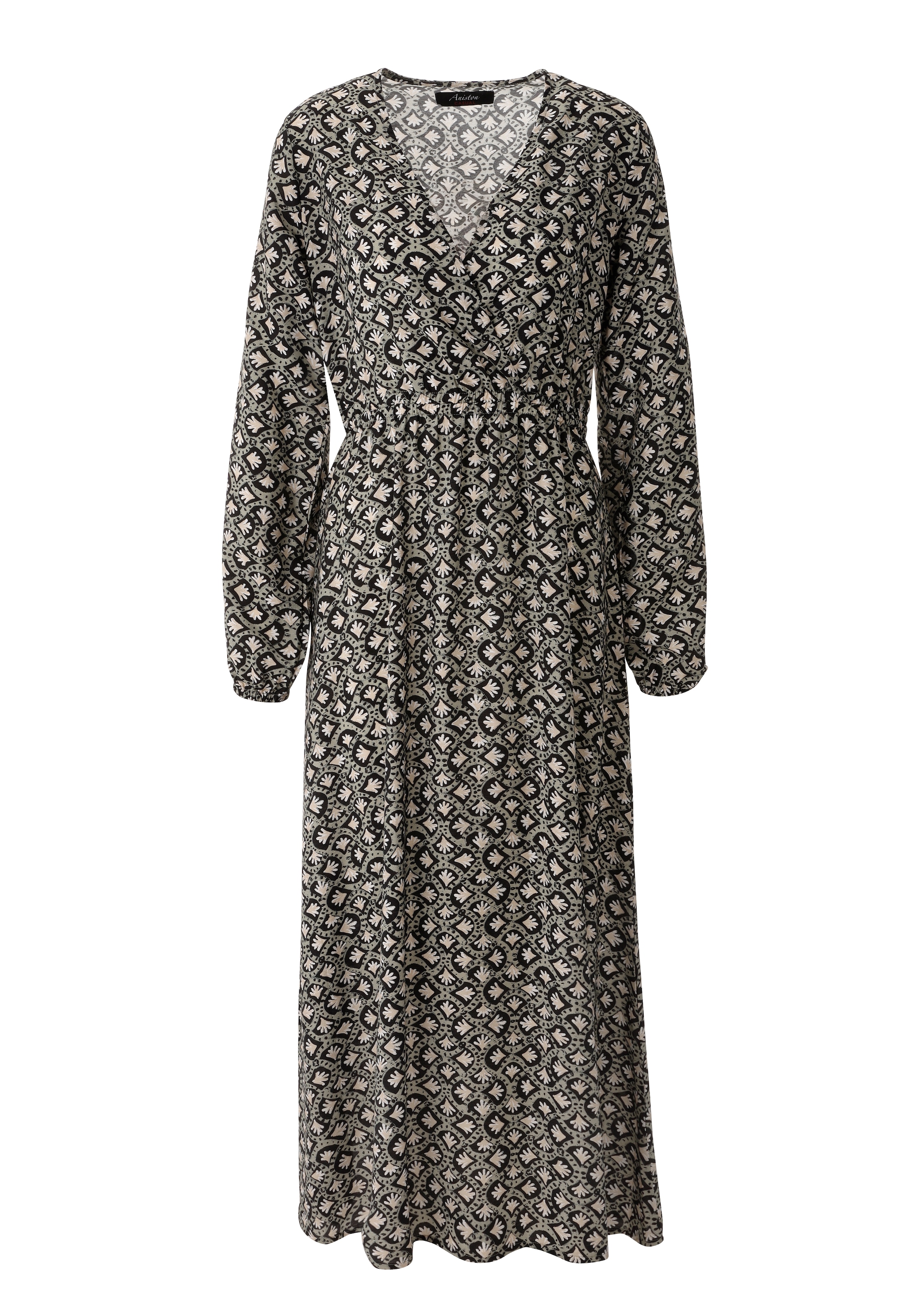 Aniston CASUAL Maxikleid mit fantasievollen, grafischen Druck