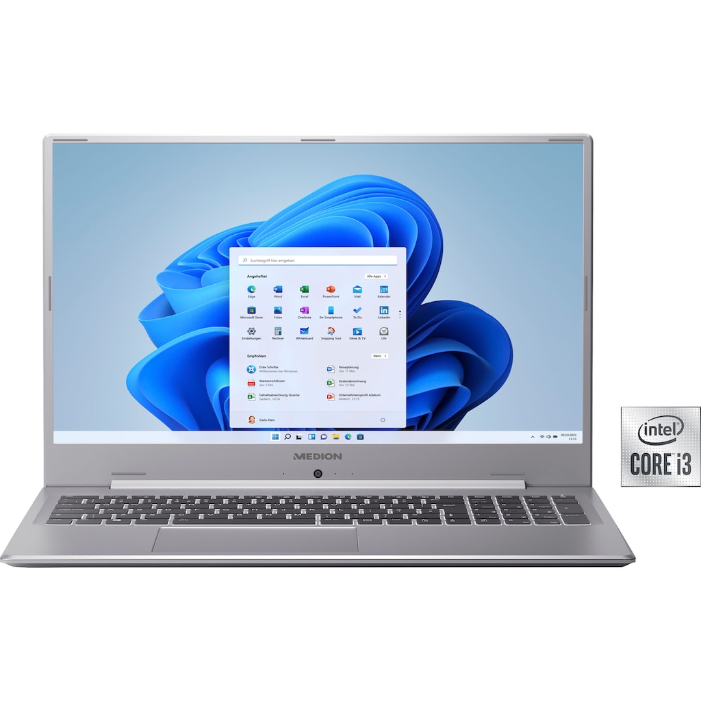 Medion® Notebook »S17403«, 43,9 cm, / 17,3 Zoll, Intel, Core i3, UHD Graphics, 512 GB SSD